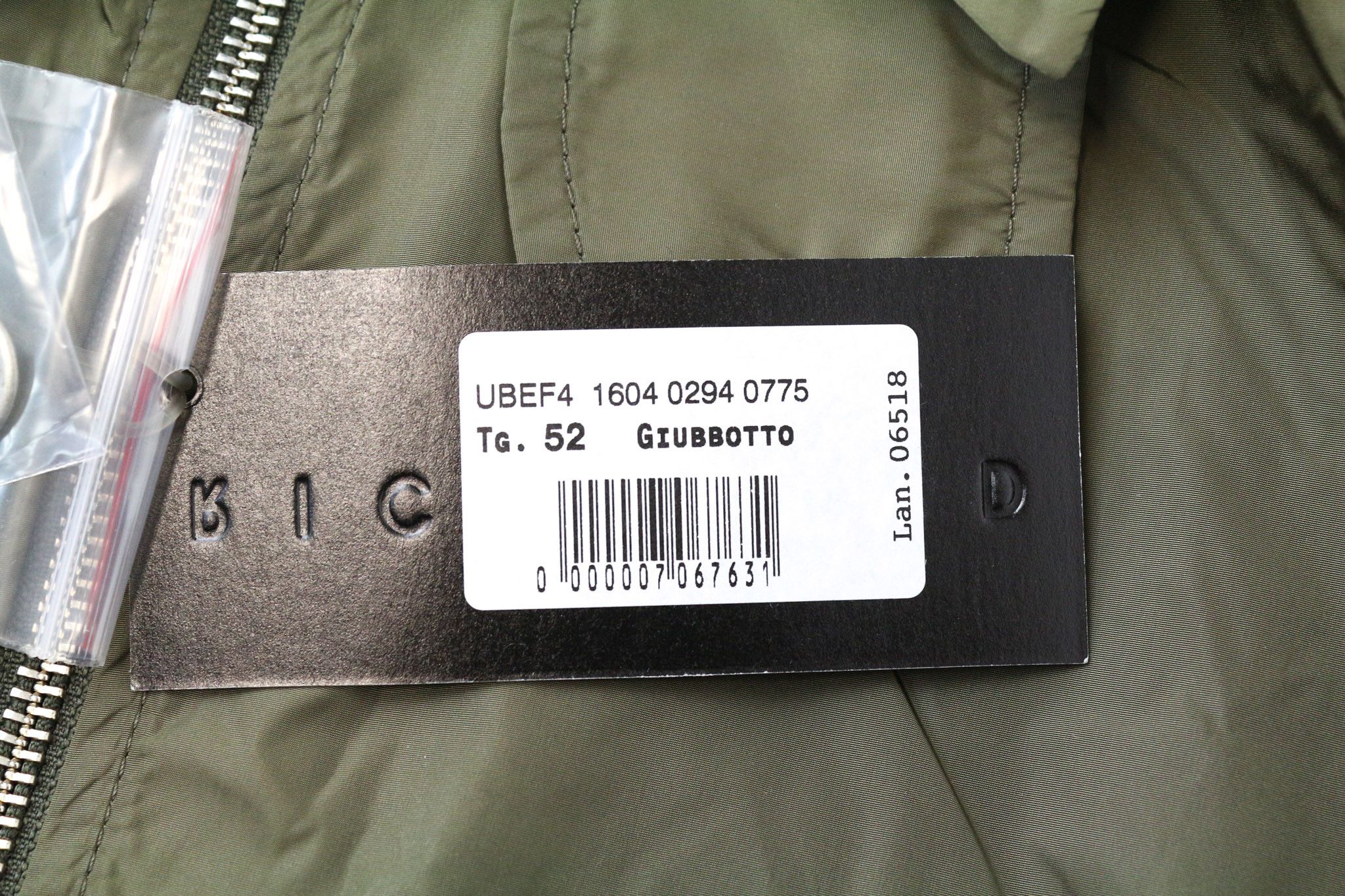 John Richmond IT52 Dark Moss Green MA2 Bomber Full Zip Jacket 73992 Size US L / EU 52-54 / 3 - 5 Thumbnail
