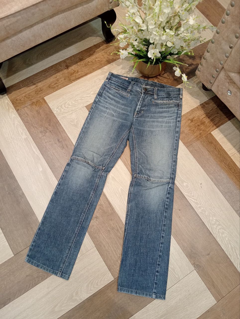 Japanese Brand JAPANESE BARTACK'S 4 POCKET DENIM PANTS - SIZE M Size US 32 / EU 48 - 2 Thumbnail