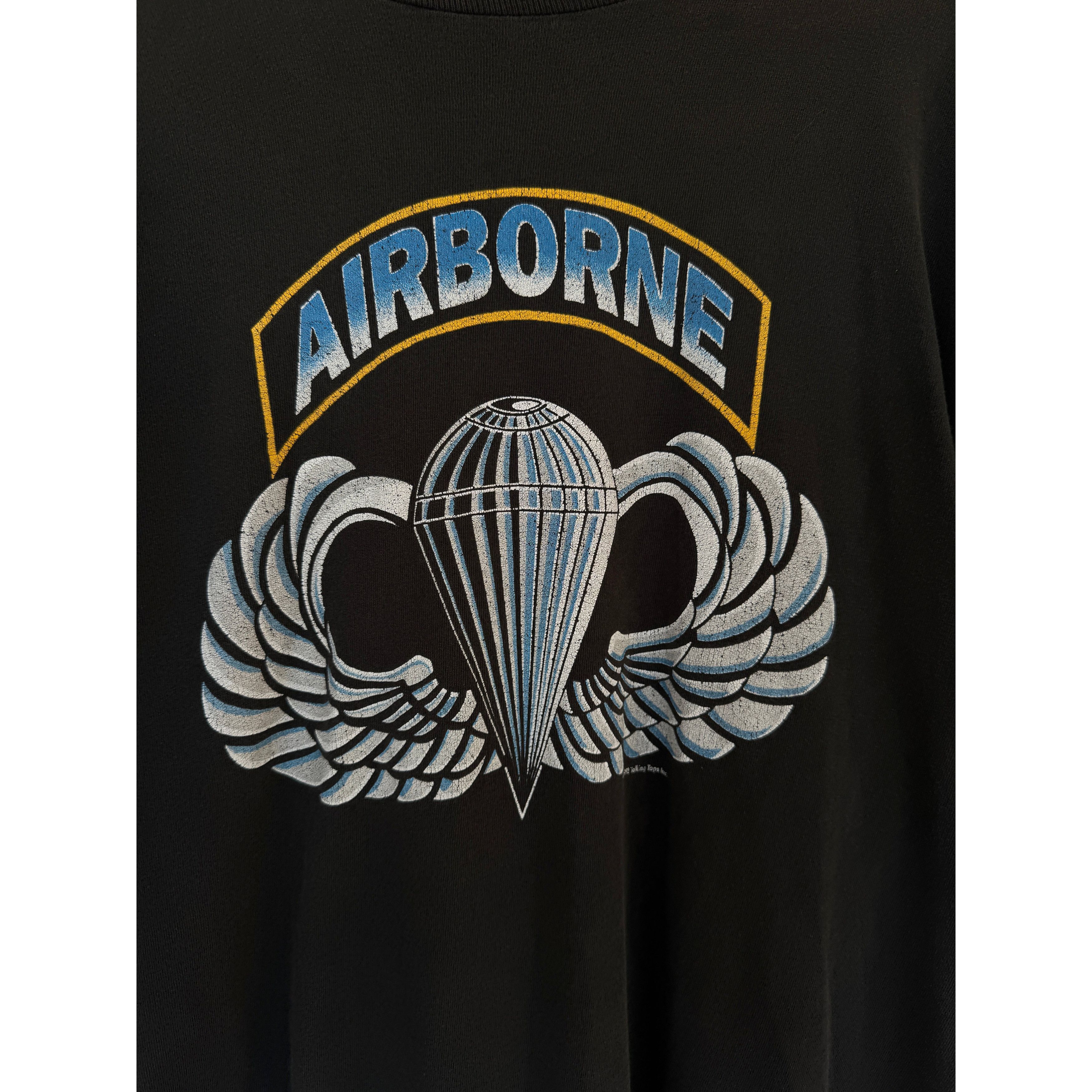 Vintage Airborne 1992 Tee Size US XL / EU 56 / 4 - 2 Thumbnail