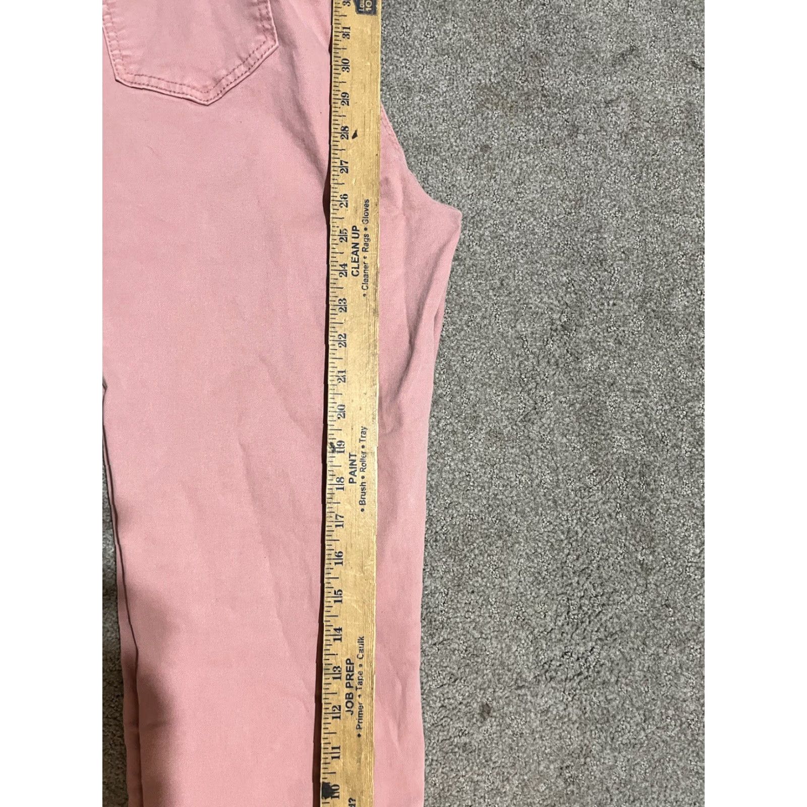 Buffalo David Bitton Buffalo by David Bitton Womens Jeans Pant 14/34 Pink Havana High Rise Denim Straight 27in Inseam Regular Stretch Pocket Logo button Size 36" / US 14 / IT 50 - 6 Thumbnail