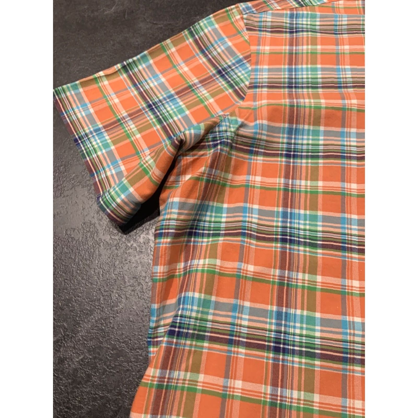 Ralph Lauren VINTAGE Ralph Lauren Men’s Button-Down Shirt 2XL XXL Short Sleeve Plaid Cotton Preppy Size US XXL / EU 58 / 5 - 4 Thumbnail