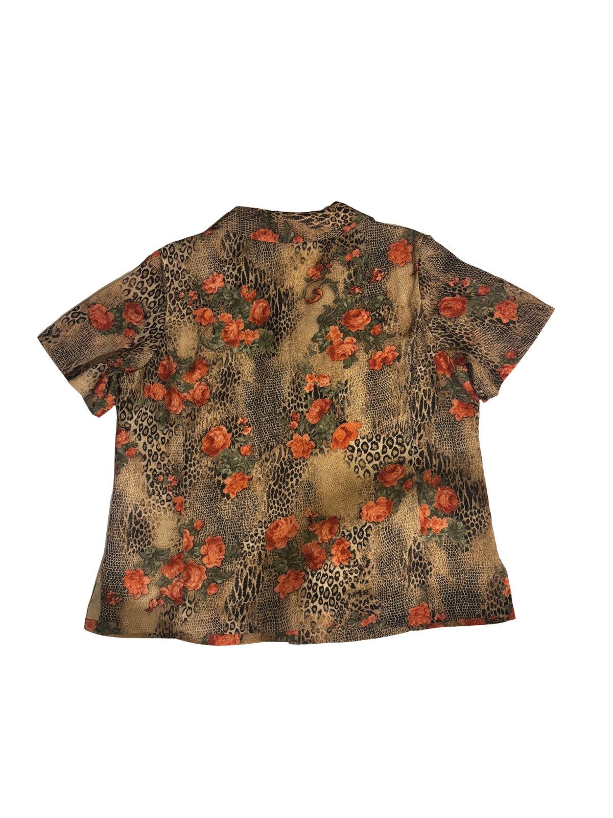 Liz Claiborne Women’s short sleeve Blouse.wt1883 Size XL / US 12-14 / IT 48-50 - 10 Thumbnail