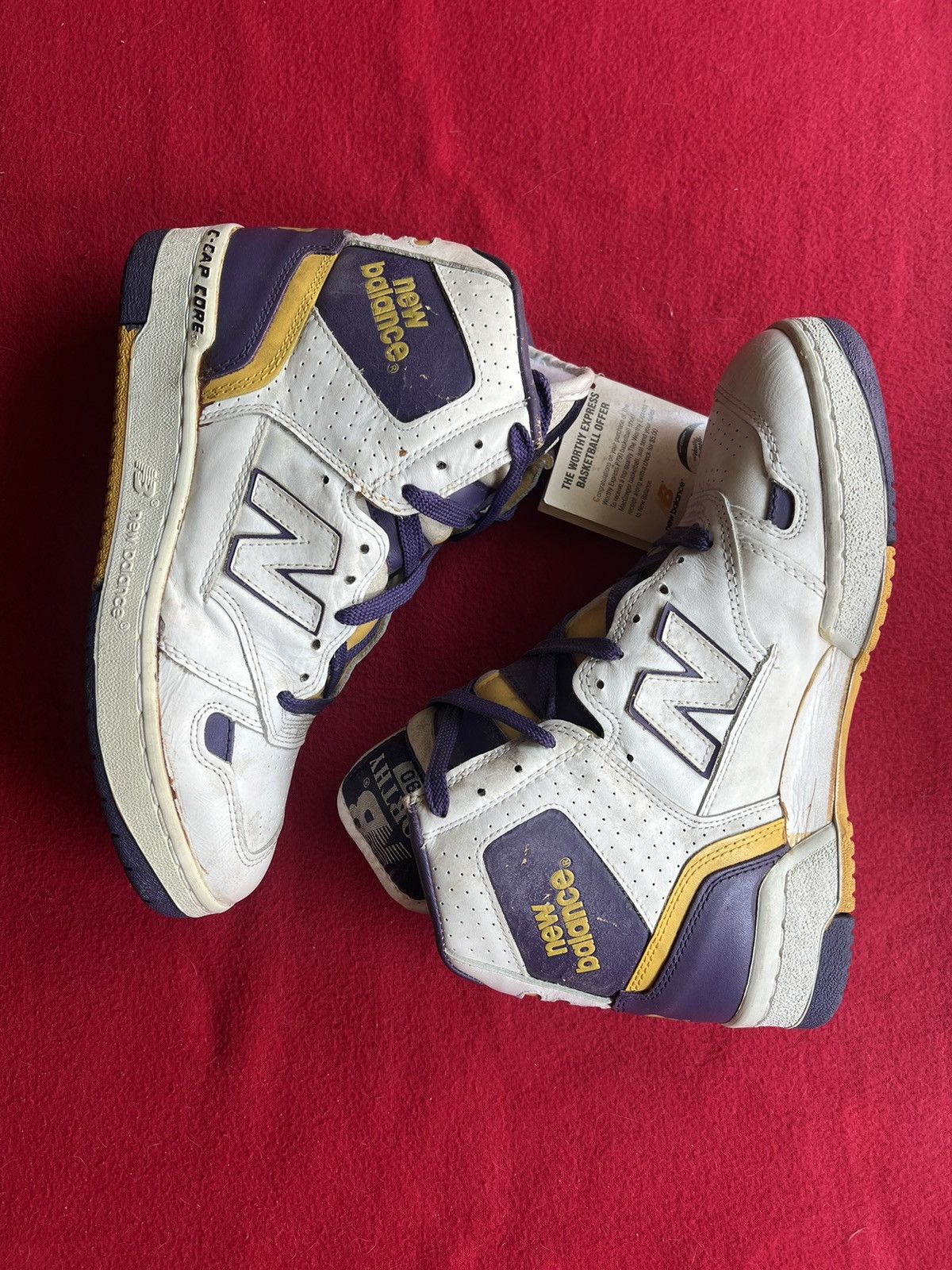 NBA × New Balance × Vintage 1988 New Balance James Worthy 790 Lakers vintage OG sneakers Size US 7.5 / EU 40-41 - 4 Thumbnail