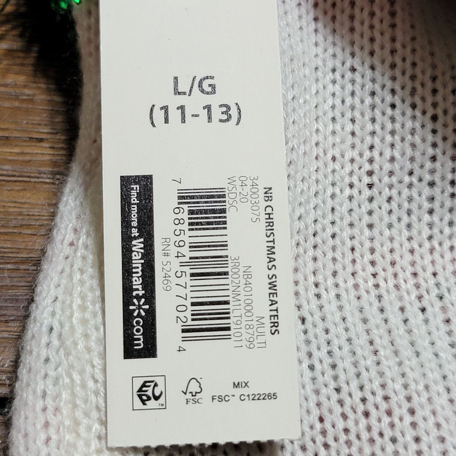Other NoBo LS Knit Sweater w/ Baubles & Garland - Adult S NWT Size S / US 4 / IT 40 - 6 Thumbnail