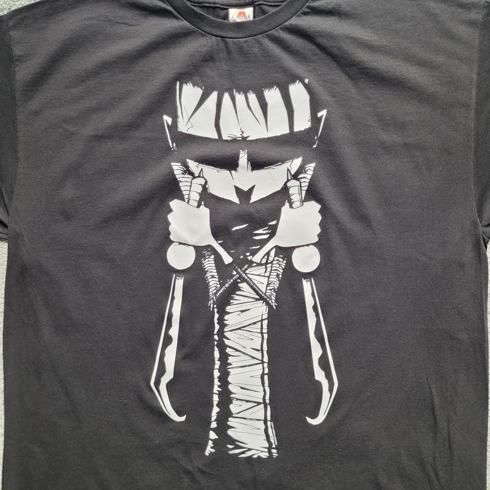 Alstyle Anime Samurai Ninja Graphic T-Shirt Men’s 2XL Black Size US XXL / EU 58 / 5 - 2 Thumbnail