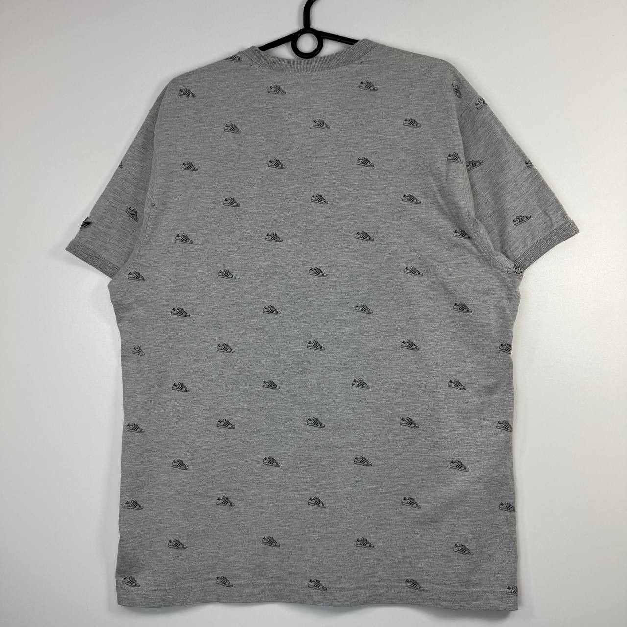 Adidas Adidas Originals All Over Print T-Shirt Grey Trefoil Size XL Size US XL / EU 56 / 4 - 7 Thumbnail