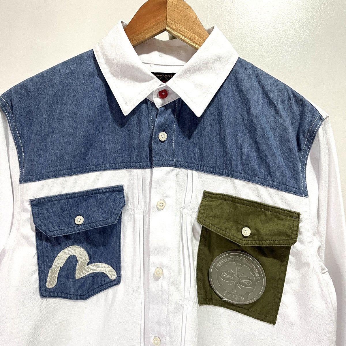 Evisu Evisu Daicock Button-down Longsleeves Size US M / EU 48-50 / 2 - 3 Thumbnail