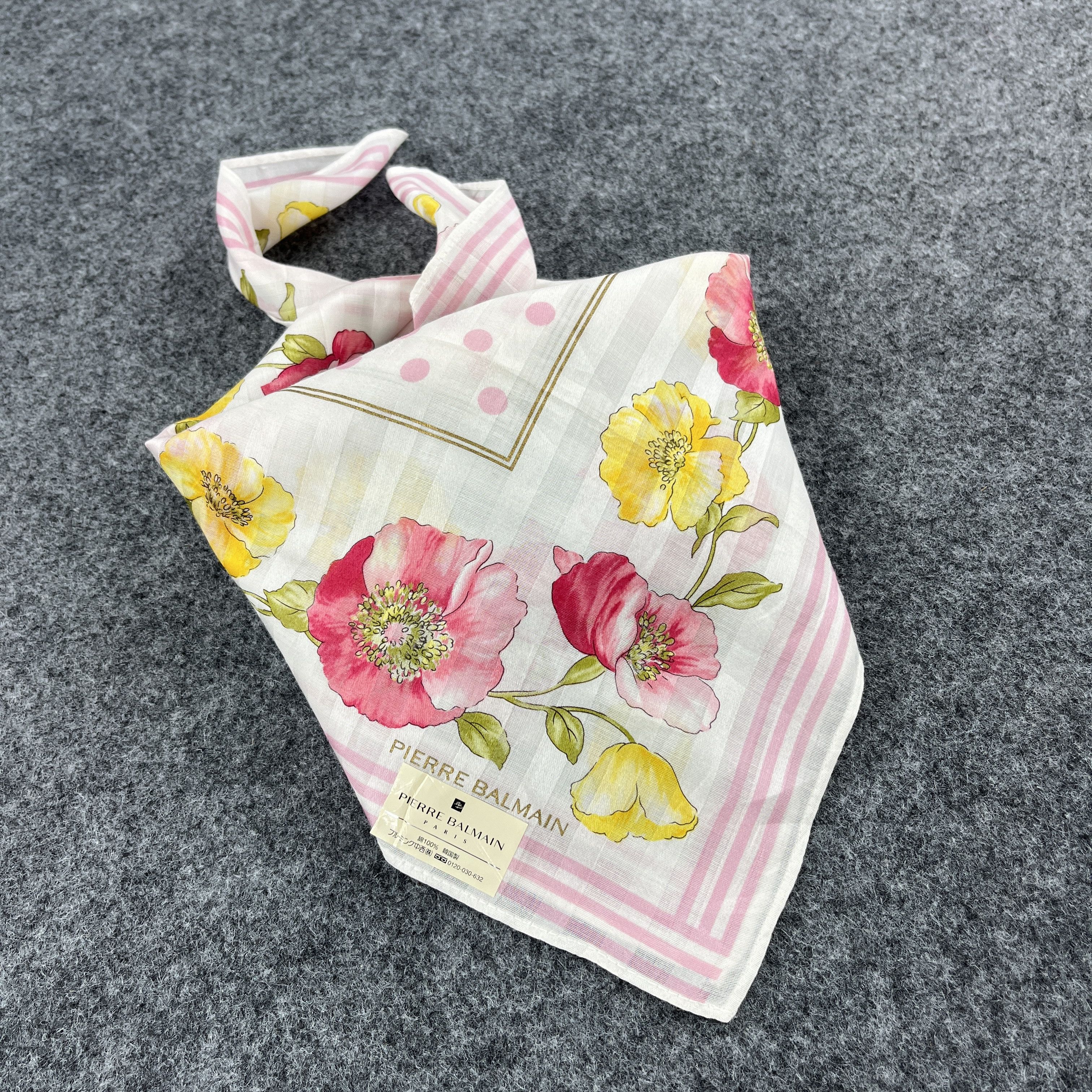 Pierre Balmain Pierre Balmain Handkerchief / Bandana / Neckerchief B480 Size ONE SIZE - 9 Thumbnail