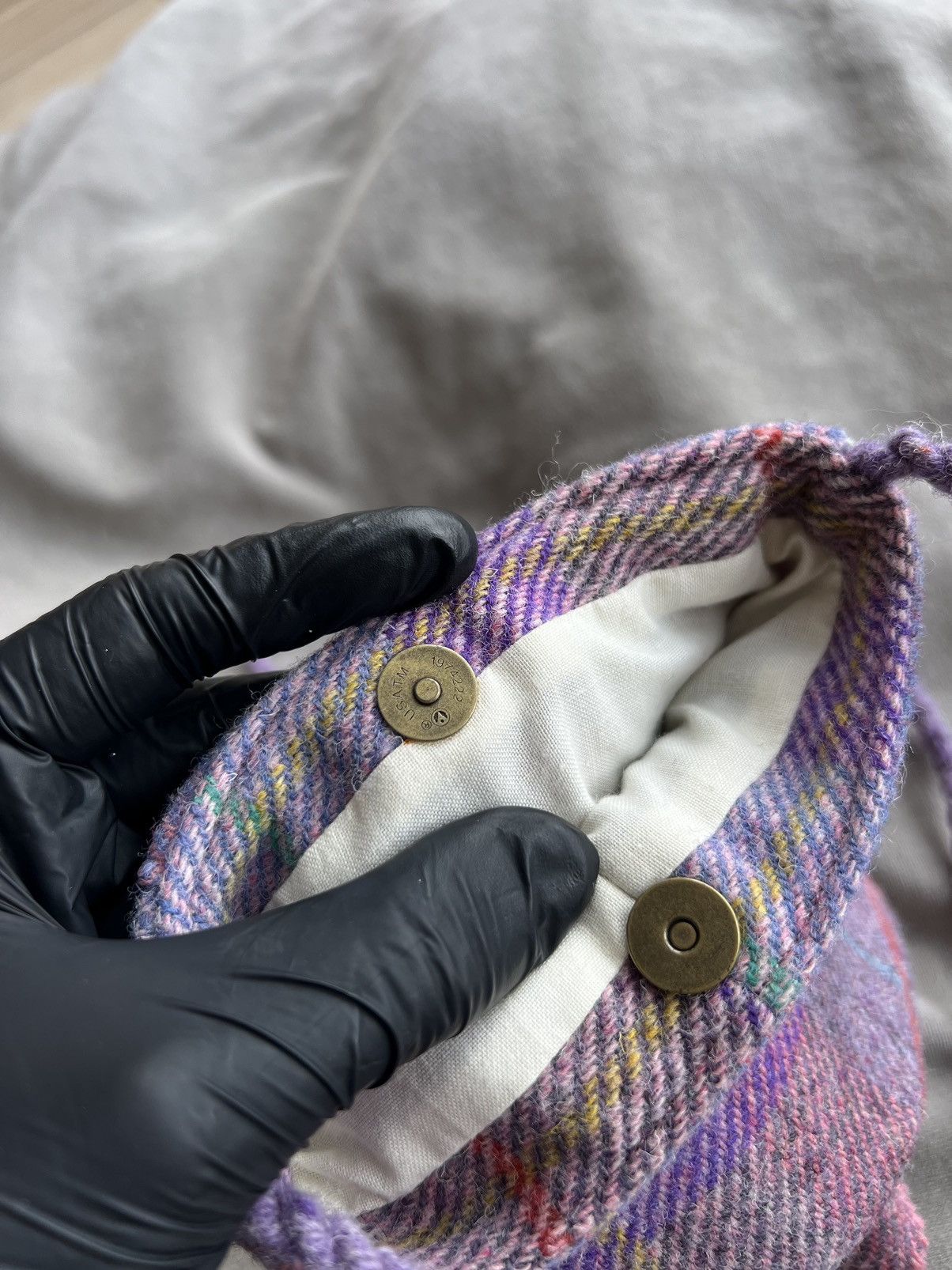 Harris Tweed Harris Tweed Hand Woven Skirt Bag One Size Size ONE SIZE - 5 Thumbnail