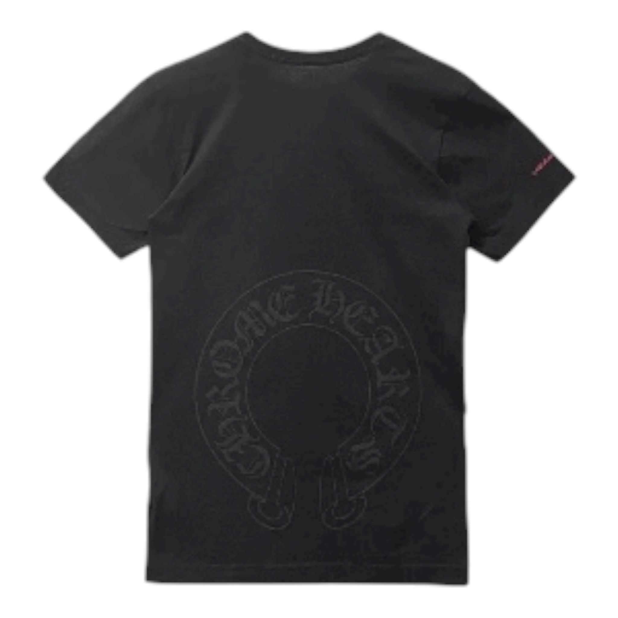 Chrome Hearts Scroll Horseshoe Logo Pocket Short Sleeve Tee Shirt Black R Size US M / EU 48-50 / 2 - 1 Thumbnail