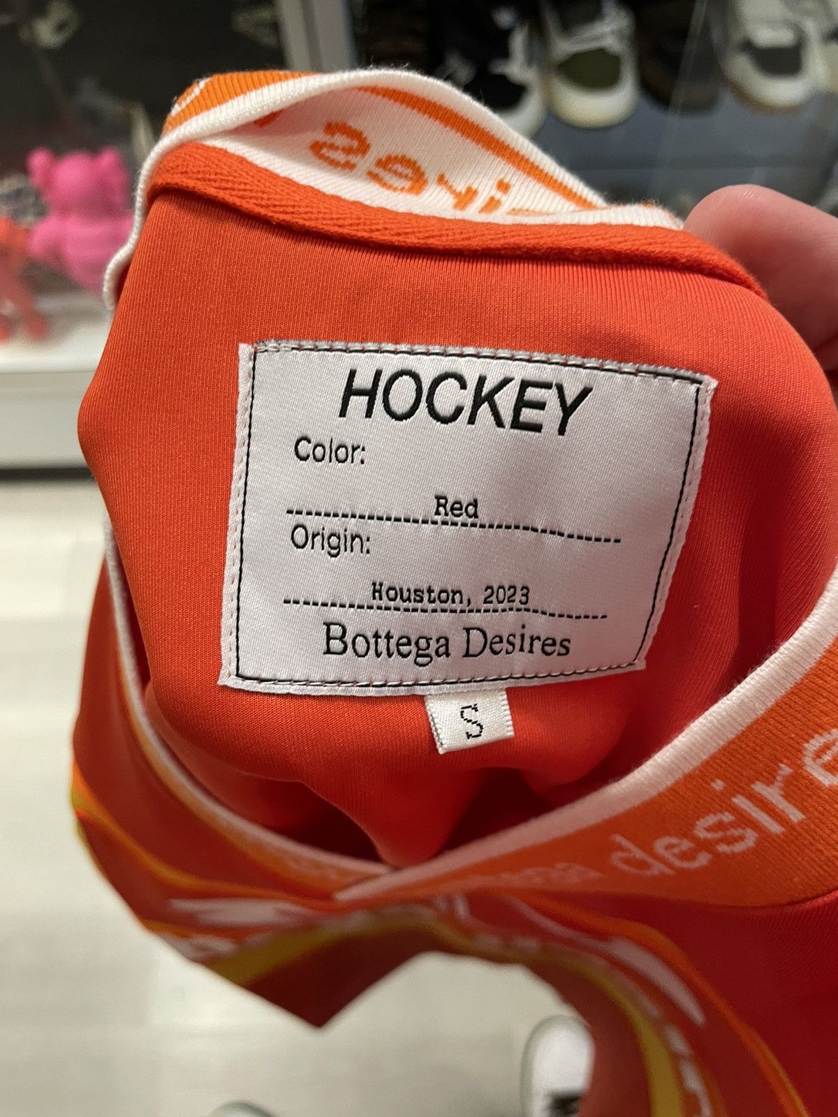 Bottega Desires Bottega Desires Hockey Jersey Orange S Size US S / EU 44-46 / 1 - 3 Thumbnail