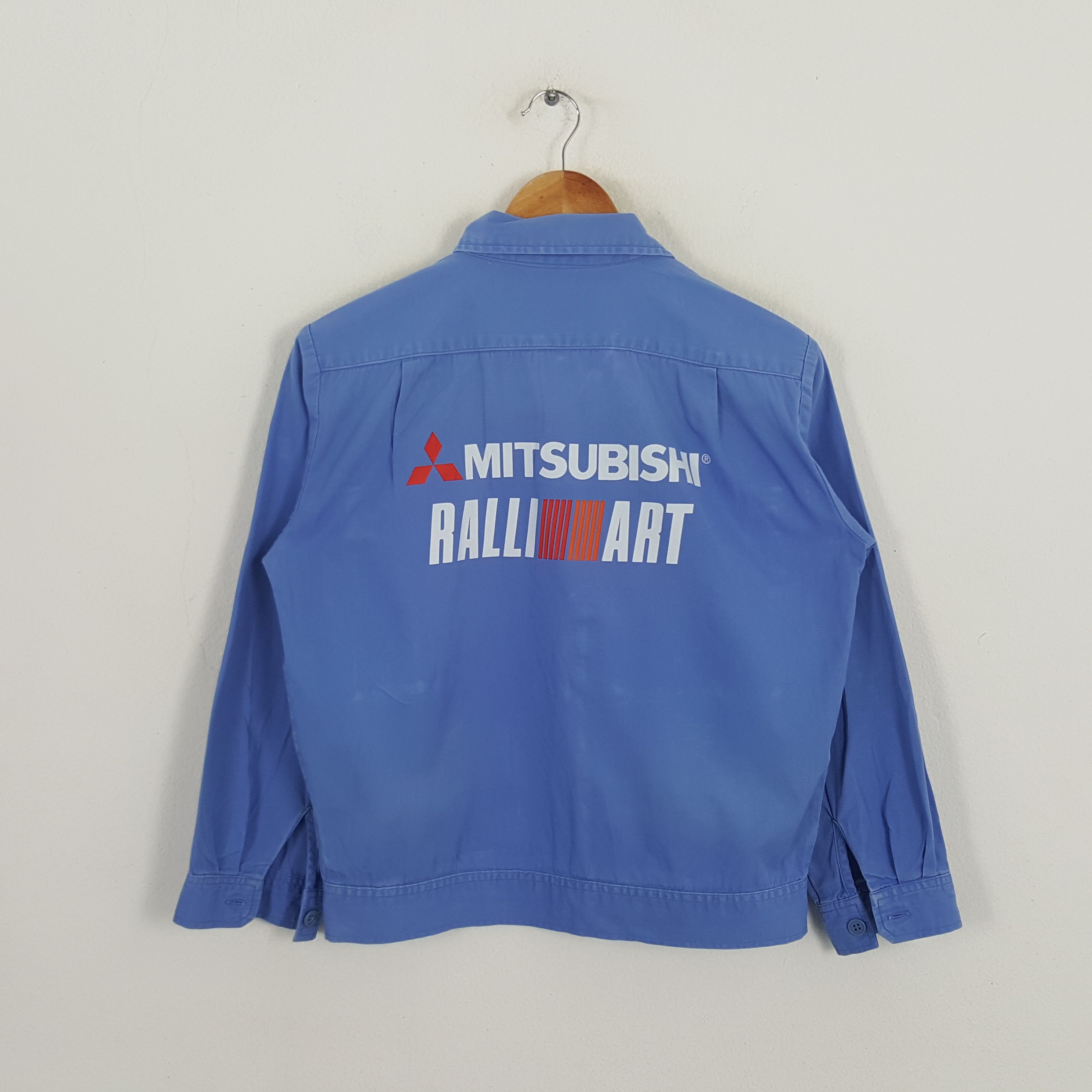 Japanese Brand × Vintage Vintage Mitsubishi Ralli Art Japanese Racing Custom Jacket Size US S / EU 44-46 / 1 - 1 Thumbnail