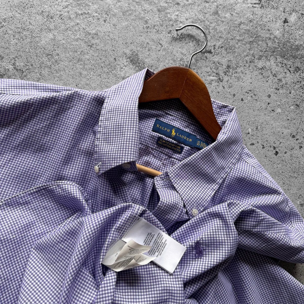 Ralph Lauren Ralph Lauren Mens Slim Checked Stretch LS Button Down Shirt Size US L / EU 52-54 / 3 - 7 Thumbnail