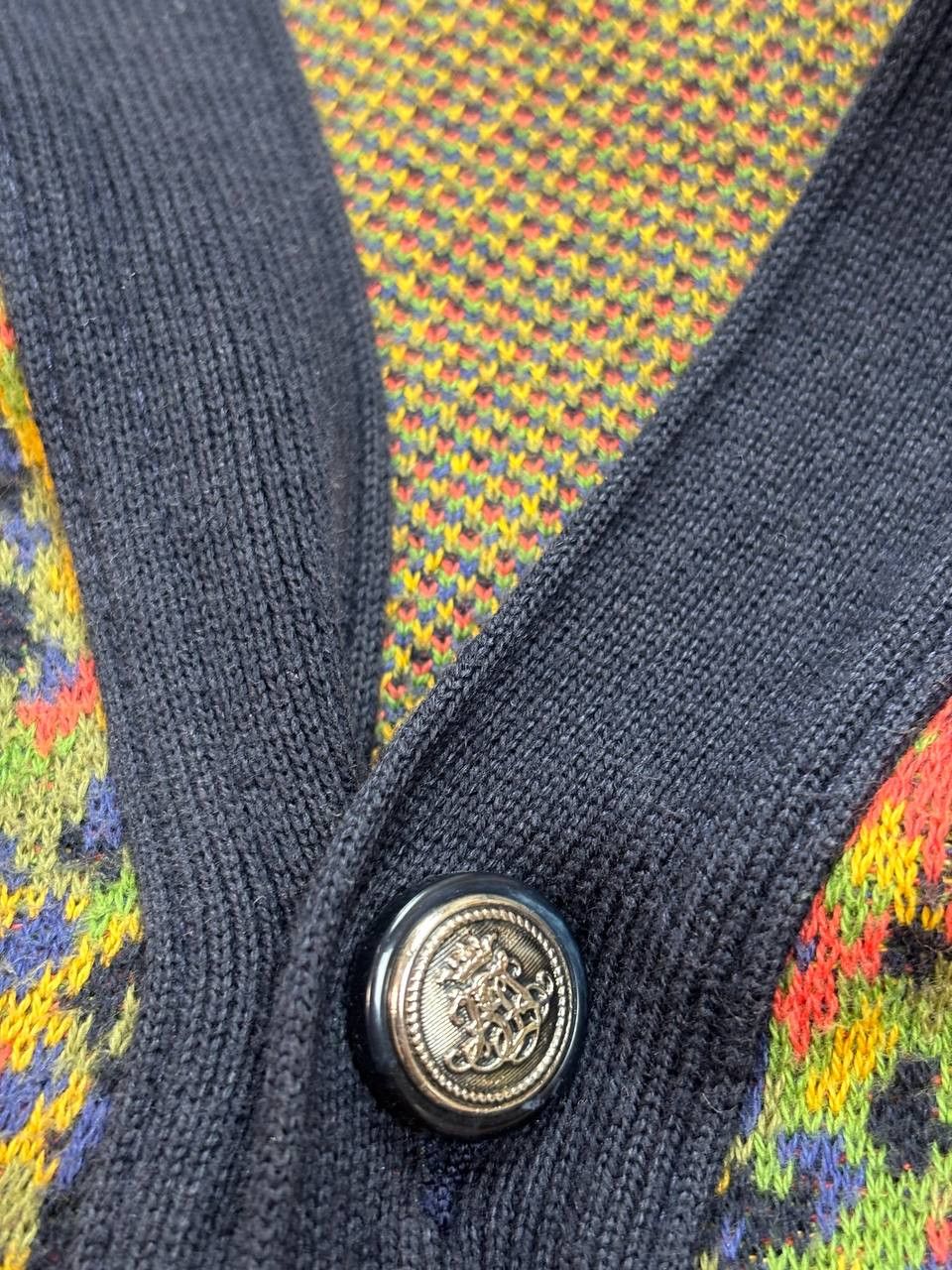 Vintage Vintage Dalmine Uomo Italy Knit Cardigan XL Coogi Style Size US XL / EU 56 / 4 - 10 Thumbnail