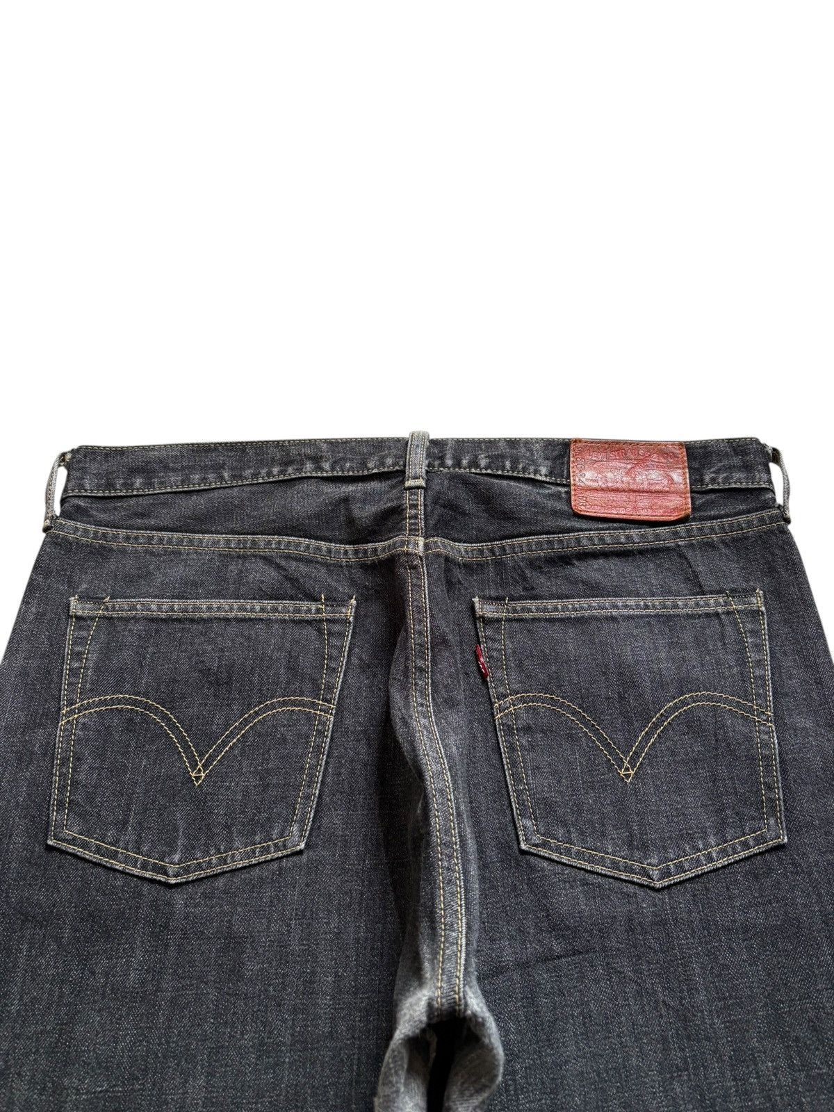LVC × Levi's × Levi's Vintage Clothing Vintage 90s Levis 503 Black Loose Baggy Jeans Size US 36 / EU 52 - 8 Thumbnail