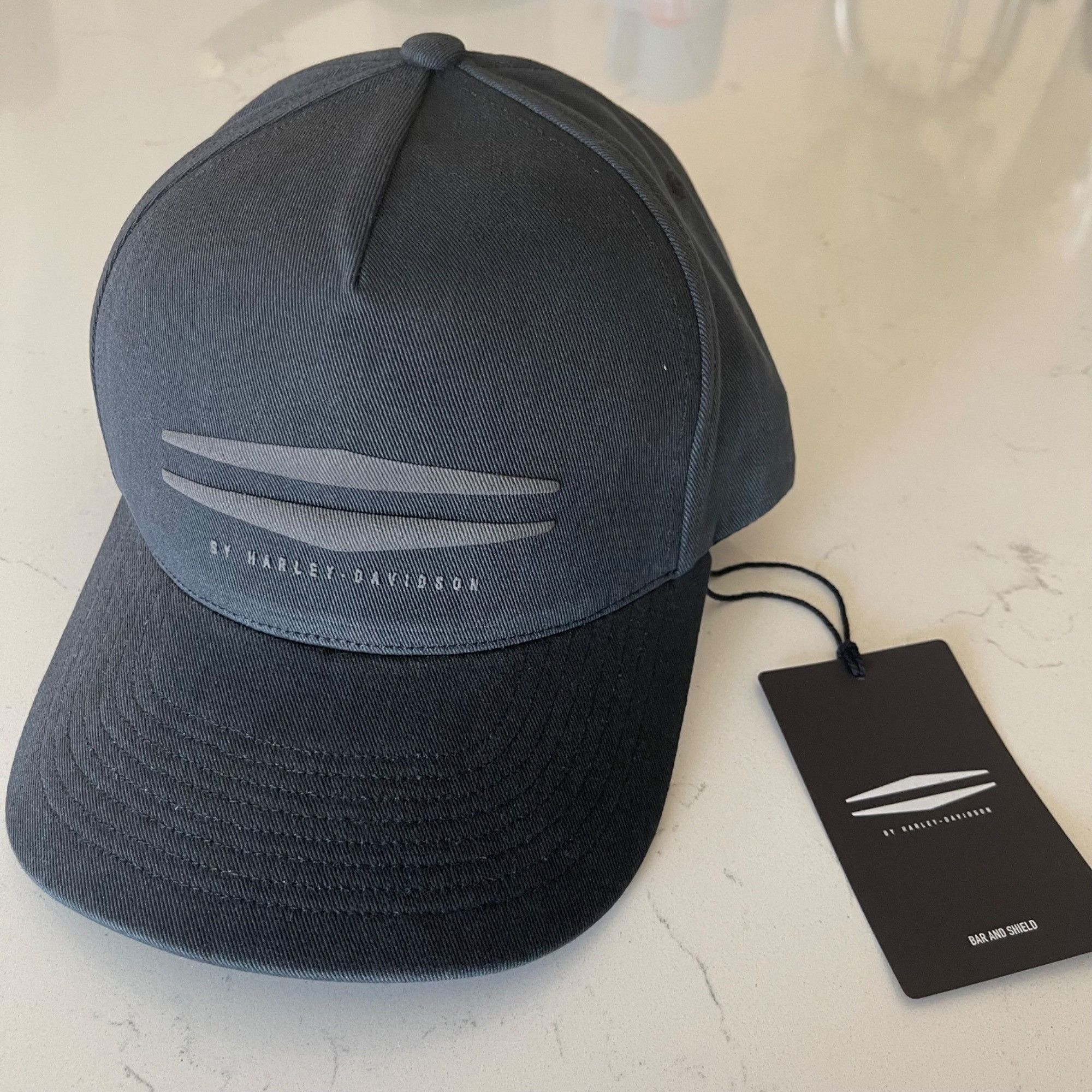 Harley Davidson NWT HARLEY DAVIDSON BAR & SHIELD MAGNET BLACK HAT Size ONE SIZE - 1 Thumbnail