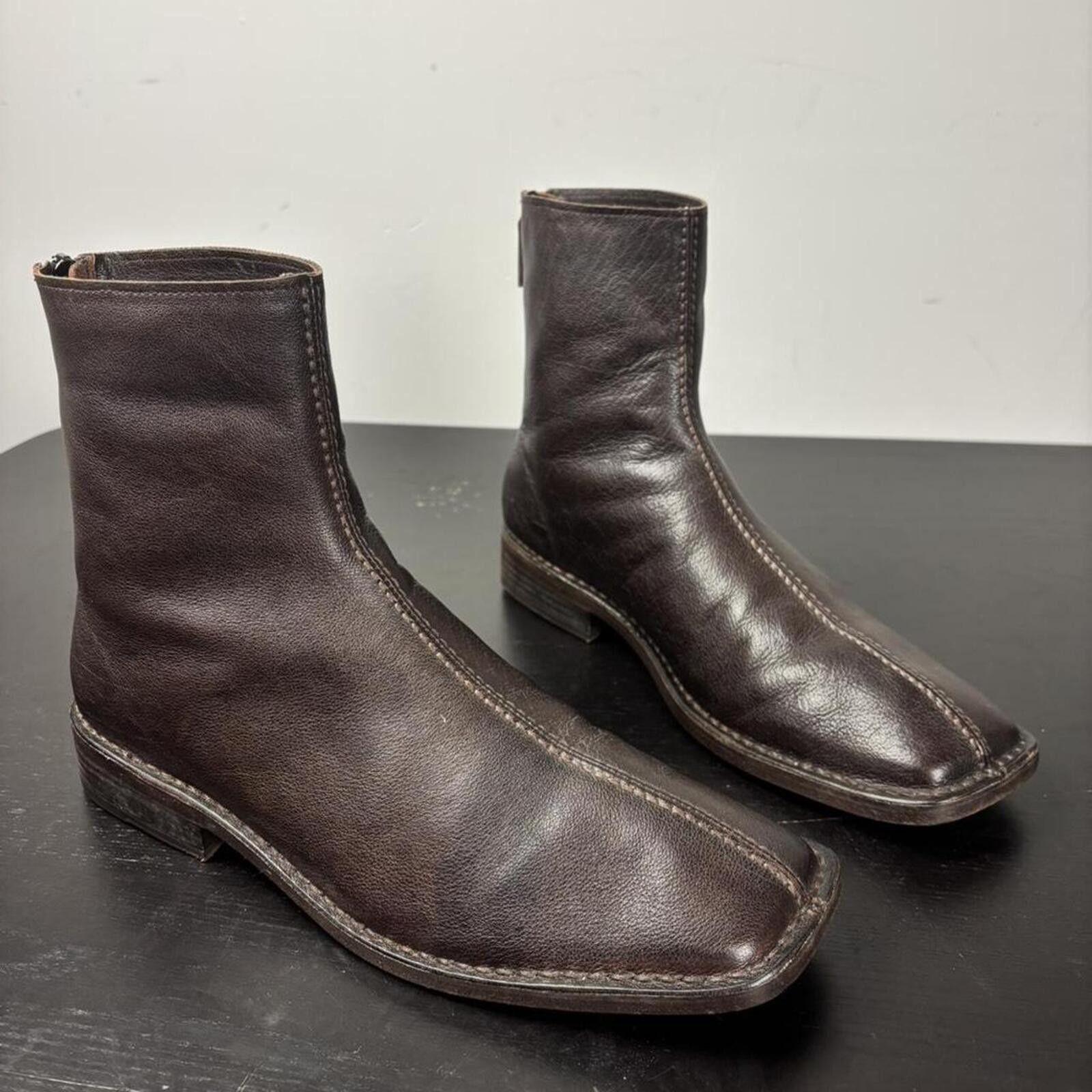 Lemaire Piped Zipped Boots Mushroom 43 | Grailed
