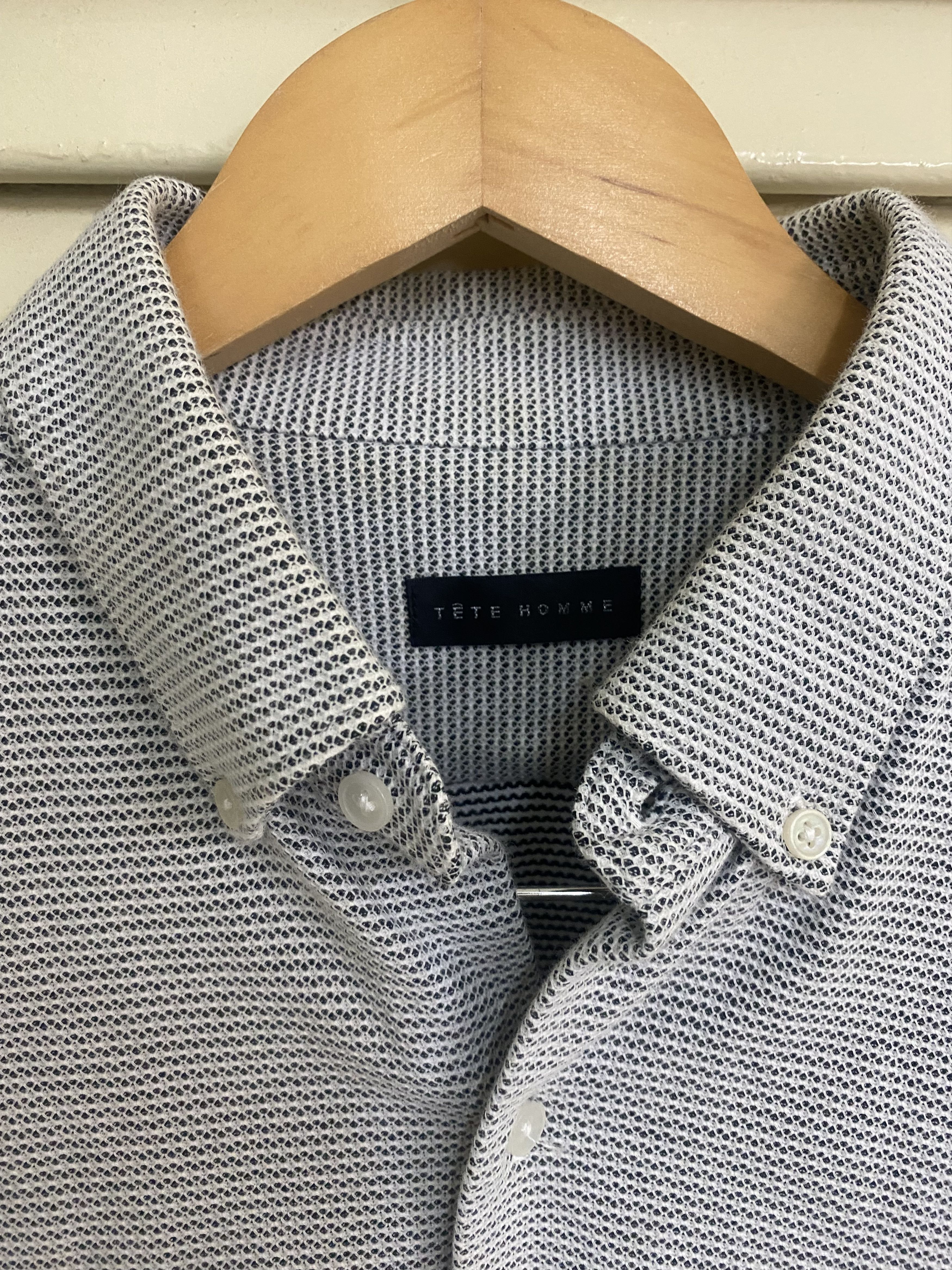 Tete Homme Tete Homme Patterned Button Down Size US M / EU 48-50 / 2 - 3 Thumbnail