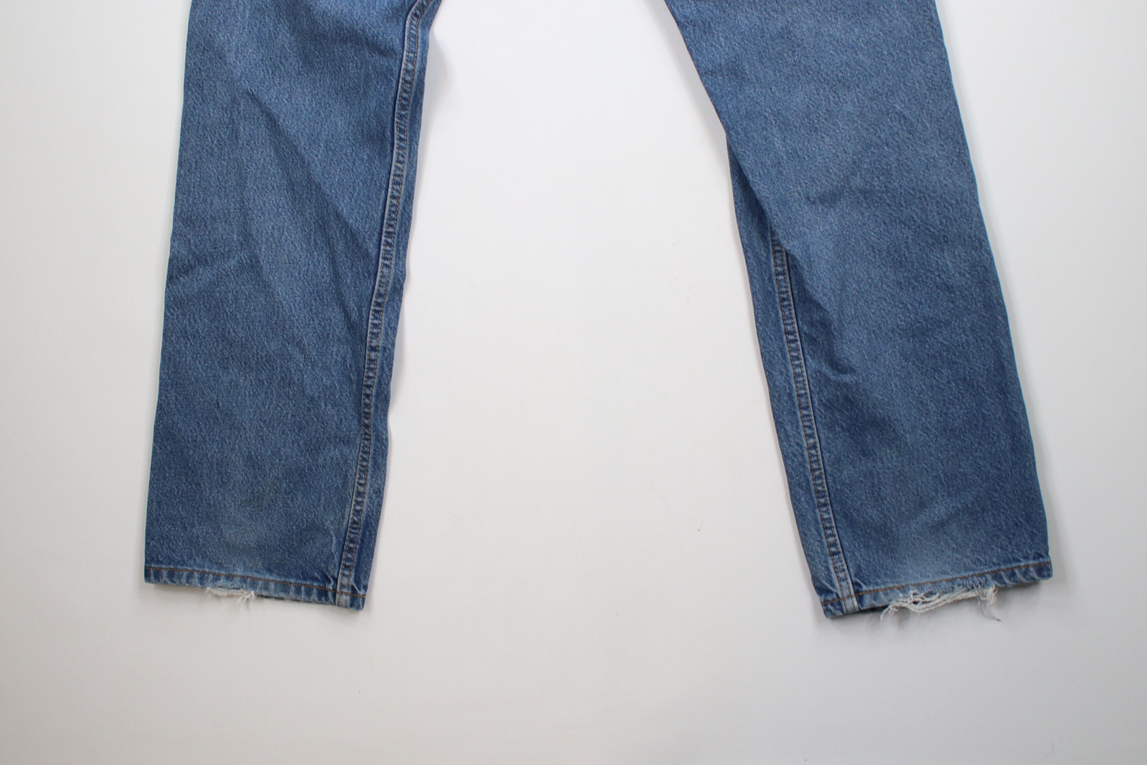 Levi's × Vintage Vintage Y2K Levis 505 Regular Fit Straight Leg Denim Jeans Size US 35 - 15 Thumbnail