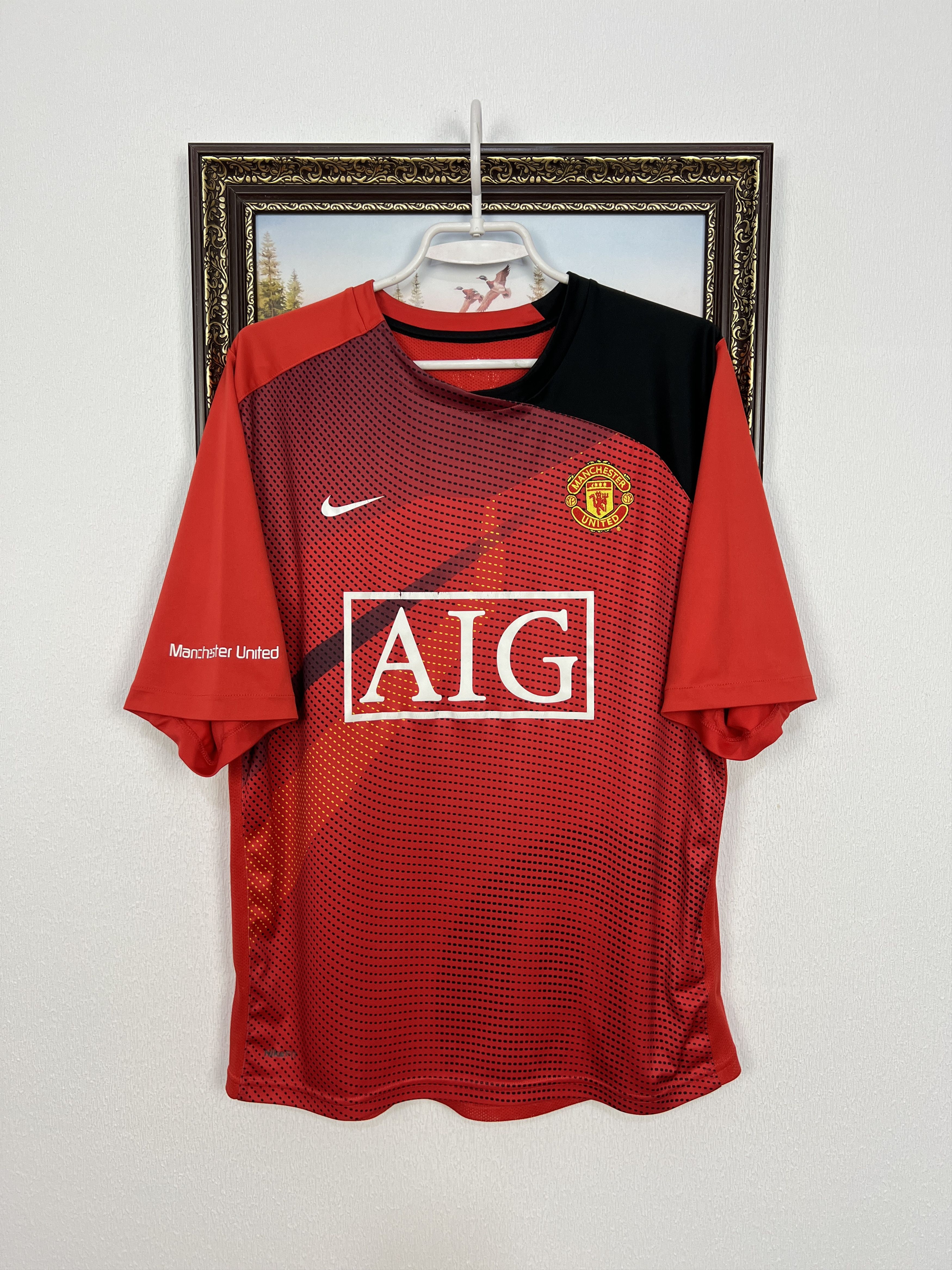Nike Vintage Nike Manchester United Football Train Shirt AIG Size US M / EU 48-50 / 2 - 1 Thumbnail