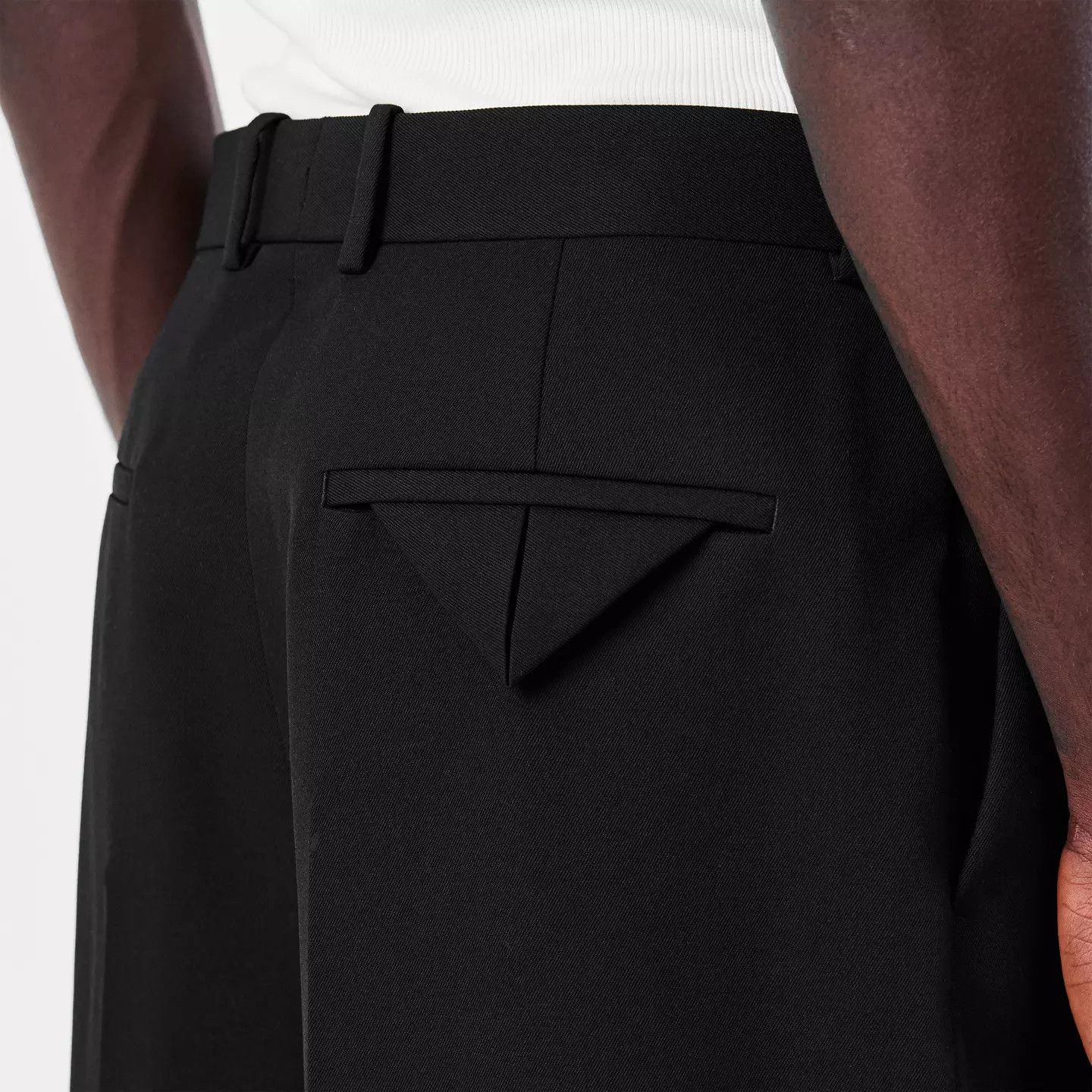 Bottega Veneta o1g2r1mq0426 Twill Trousers in Black Size US 30 / EU 46 - 5 Thumbnail