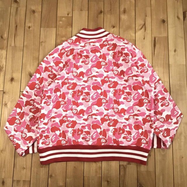 Bape × Nigo BAPE MILO ABC camo pink sweat varsity jacket a bathing ape Size US L / EU 52-54 / 3 - 3 Thumbnail