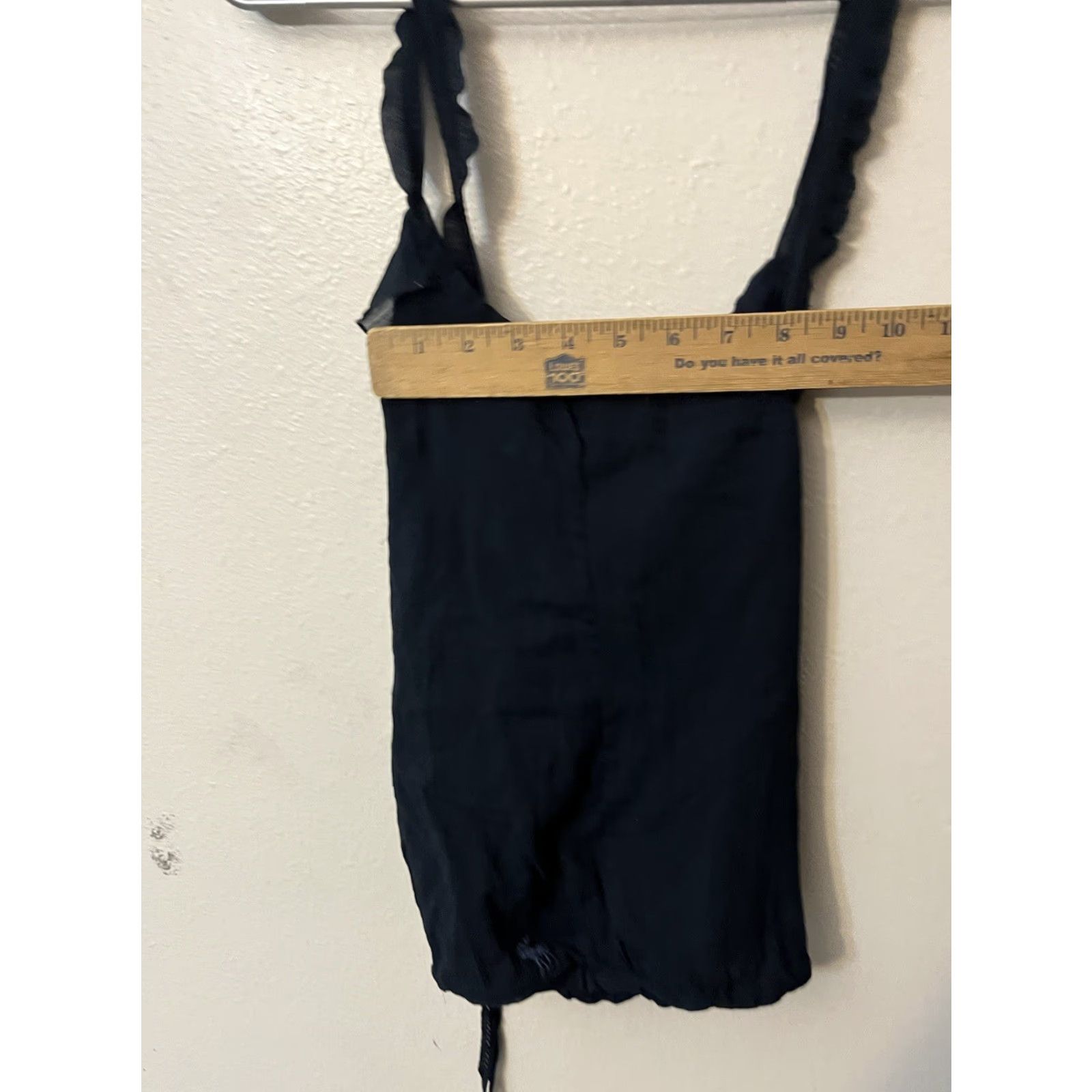 Abercrombie & Fitch Abercrombie & Fitch Tank Shirt Navy Blue L Women Cotton Tank Top Button Down Sheer Vintage? No, Solid Size L / US 10 / IT 46 - 5 Thumbnail