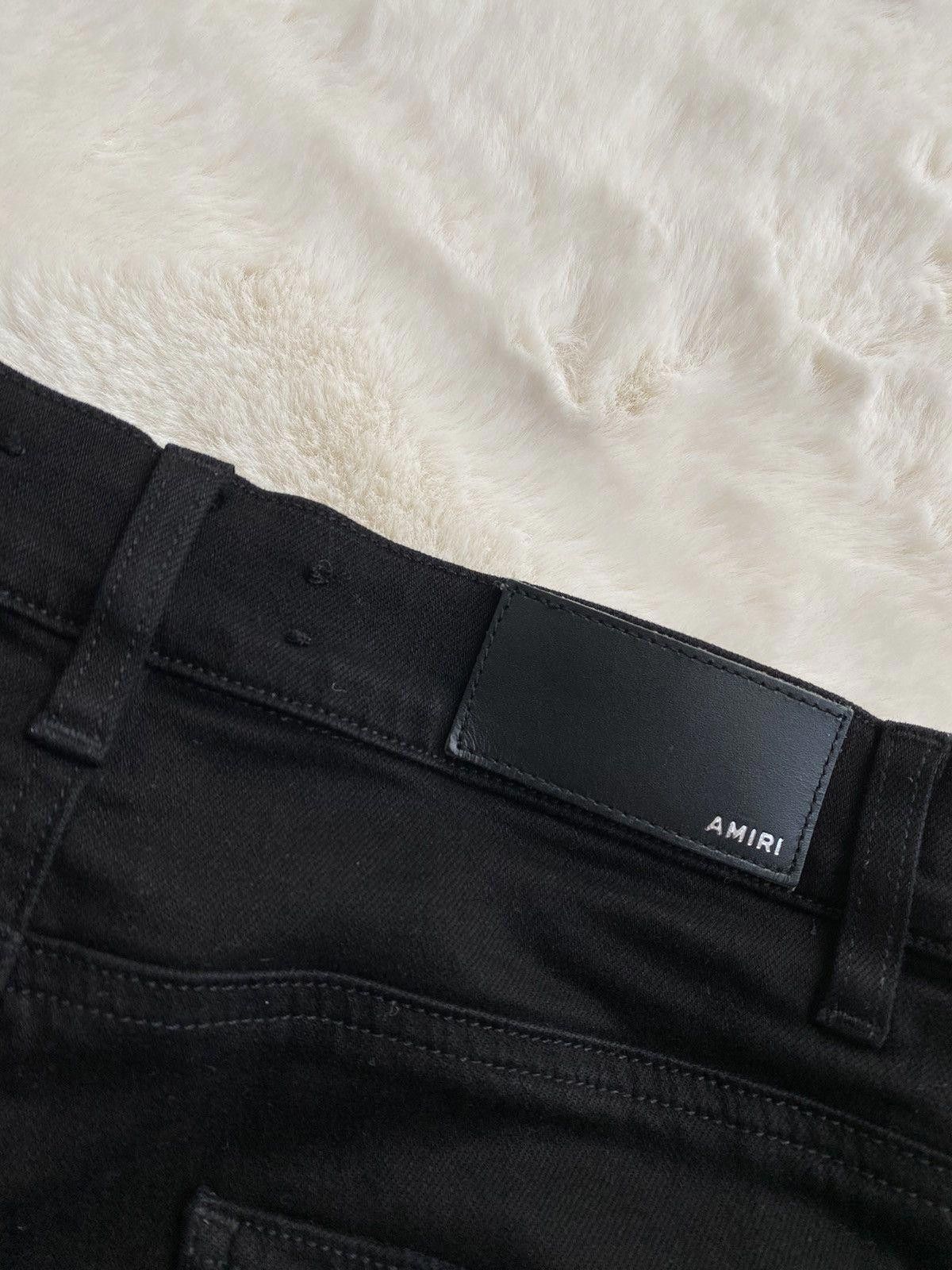 Amiri Amiri Black Track Denim Jeans Size US 30 / EU 46 - 3 Thumbnail