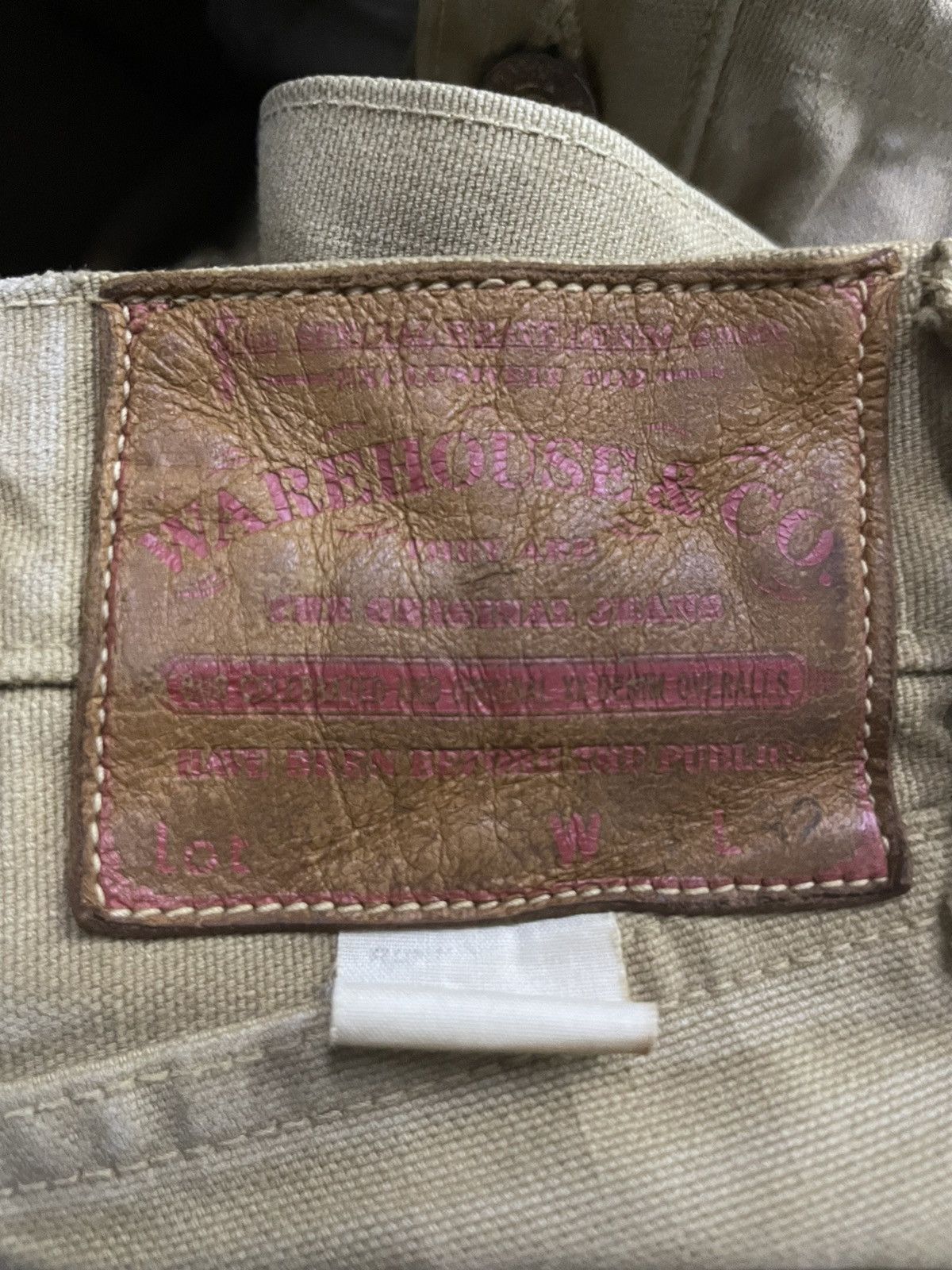 Warehouse & Co. WW2 40s Reissue Duck Canvas Pants Size US 32 / EU 48 - 6 Thumbnail