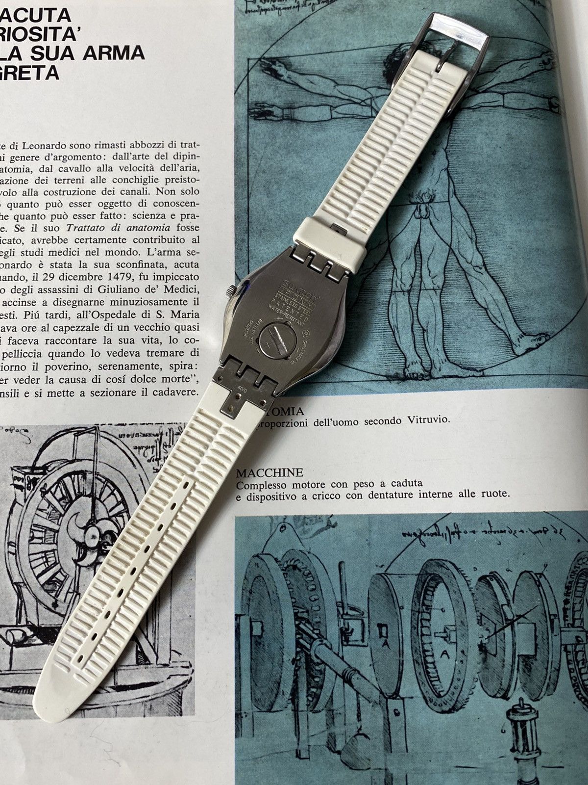 Swatch Swiss Swatch Irony Watch: Day/Date, White Strap, Day/Date Size ONE SIZE - 6 Thumbnail