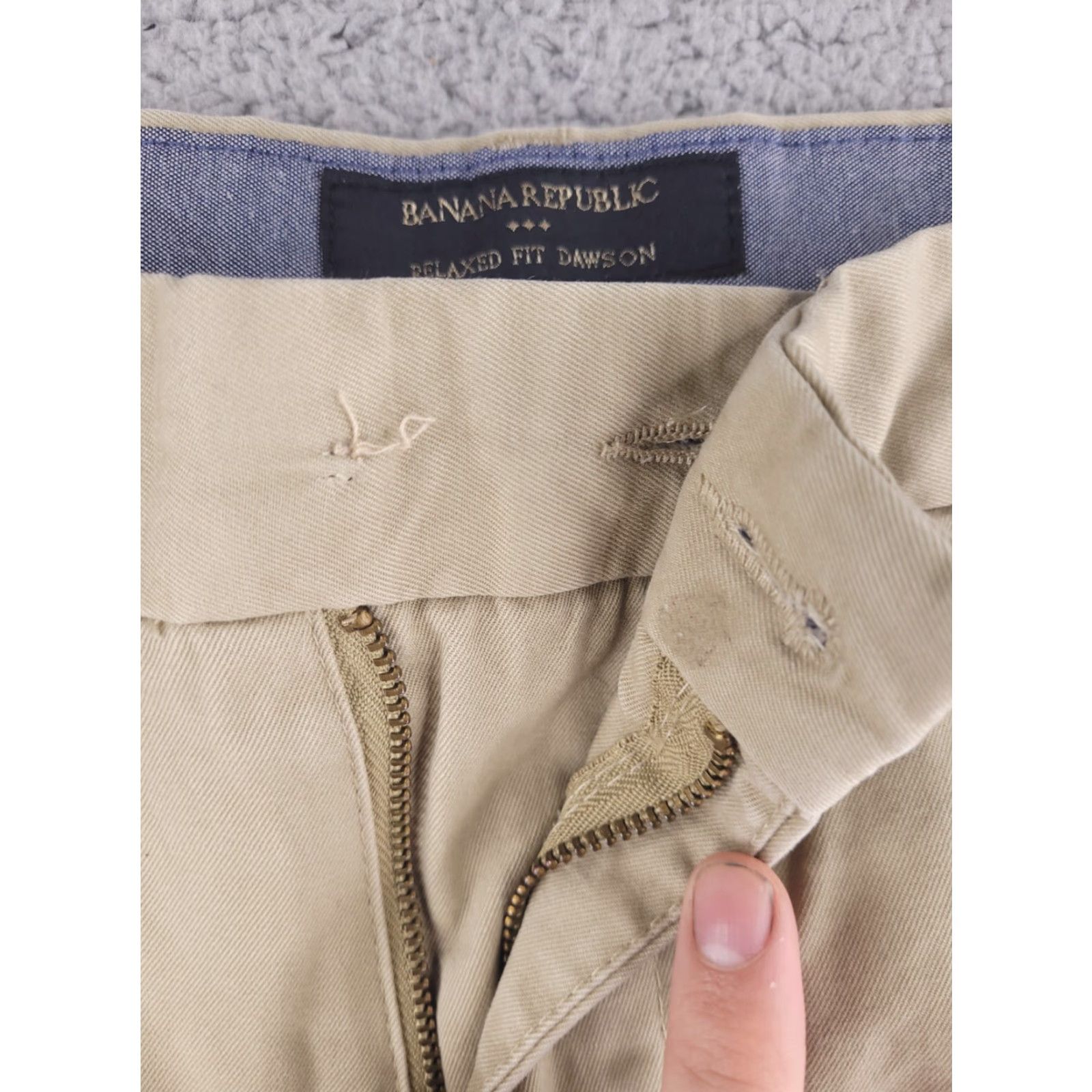 Banana Republic VINTAGE Banana Republic Pants Mens 34x33 Brown Emerson khaki Chino Dress Casual Size US 34 / EU 50 - 4 Thumbnail