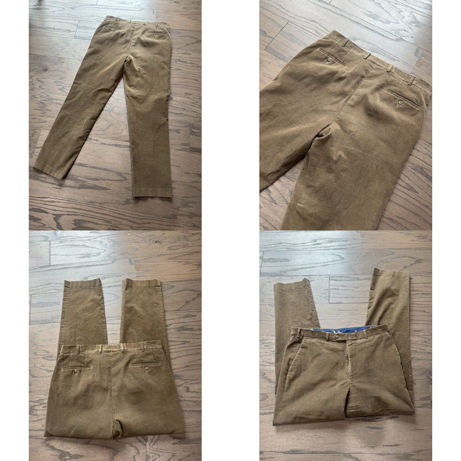 Ralph Lauren LAUREN RALPH LAUREN Flat Front Corduroy Pants MENS 36Wx34L Brown Bootcut Size US 36 / EU 52 - 8 Thumbnail