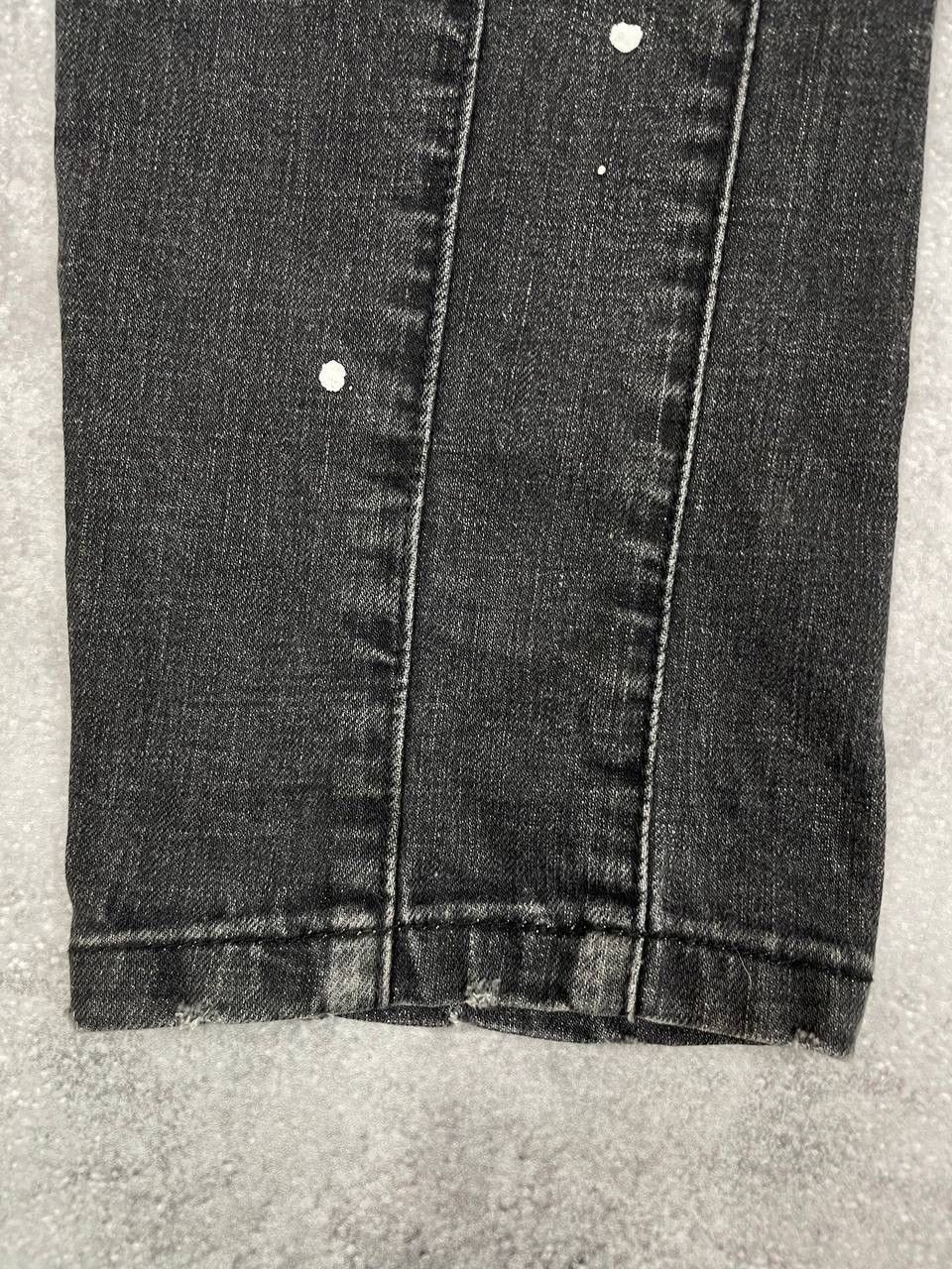 Dsquared2 Dsquared2 Men Black Distressed Denim Jeans Pants Slim Fit Size US 32 / EU 48 - 5 Thumbnail