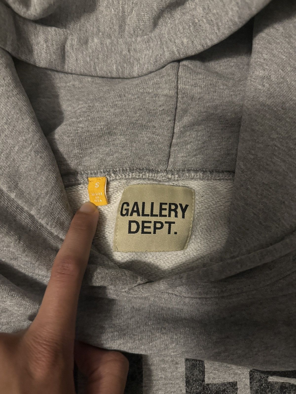 Gallery Dept. Gallery Department Grey hoodie Size US S / EU 44-46 / 1 - 6 Thumbnail