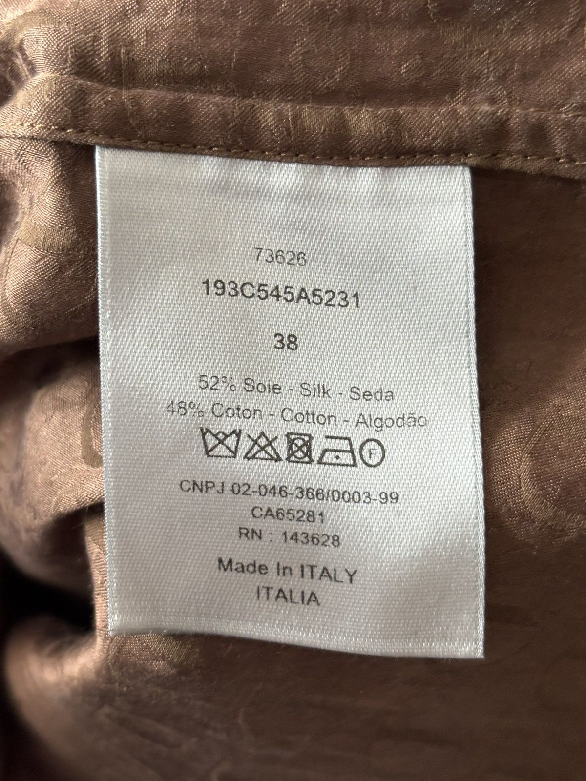 Dior Dior Oblique Silk Shirt Size US M / EU 48-50 / 2 - 9 Thumbnail