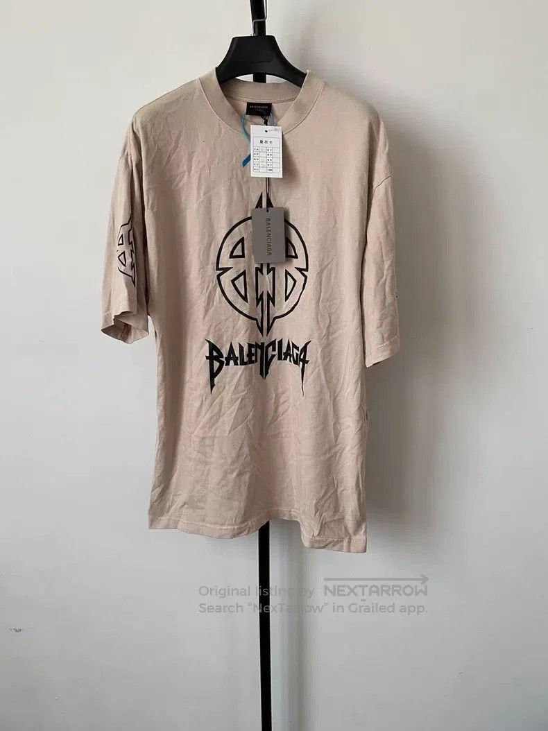 Balenciaga Balenciaga Icon Print Round Neck Short Sleeve T-Shirt Size US XS / EU 42 / 0 - 1 Thumbnail