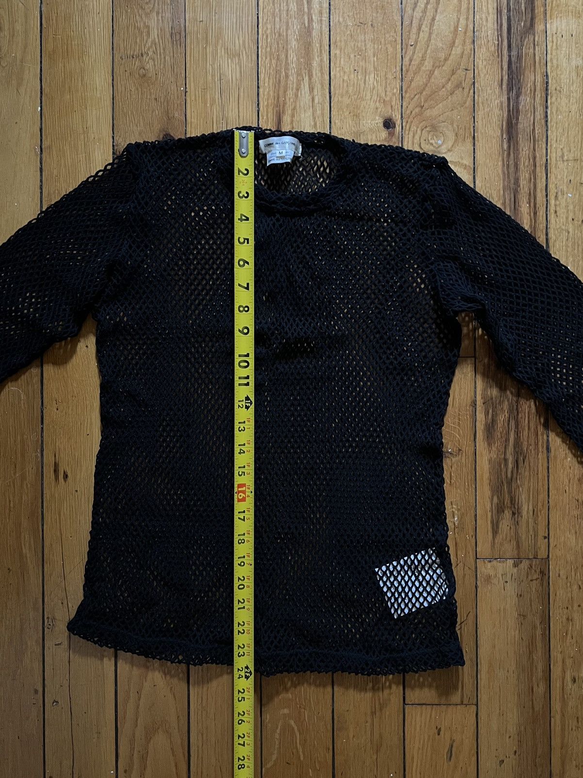 Comme des Garcons AW19 Comme des Garcons Black Mesh Tee Size M / US 6-8 / IT 42-44 - 6 Thumbnail