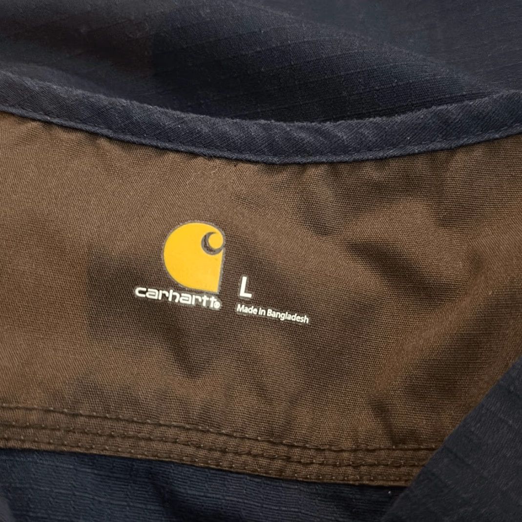 Carhartt Carhartt Ripstop Medical Scrub Short Sleeve Top Shirt L Men Blue Size US L / EU 52-54 / 3 - 6 Thumbnail