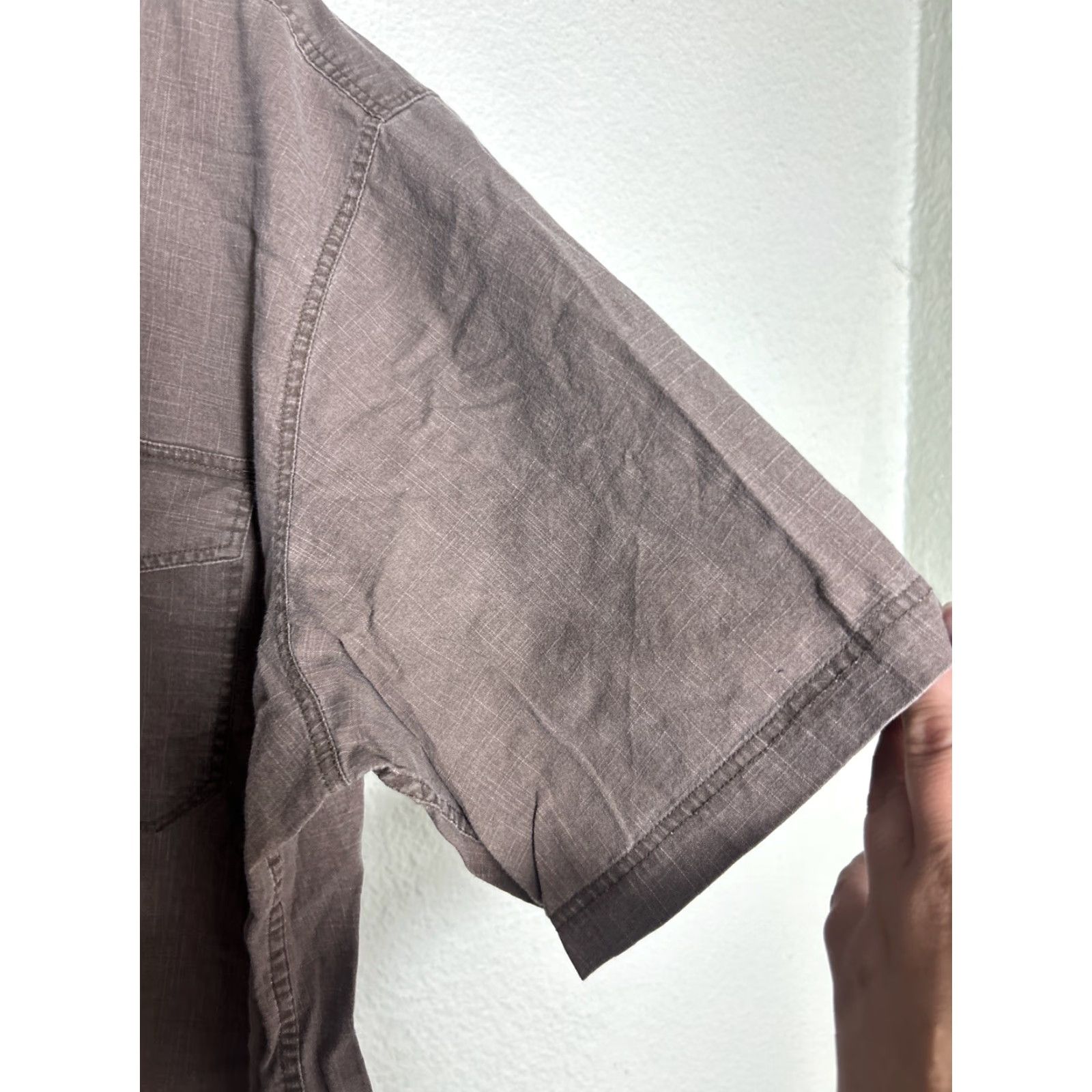 High Sierra VINTAGE High Sierra Mens XXL Short Sleeve Brown Cotton Shirt Size US XXL / EU 58 / 5 - 6 Thumbnail
