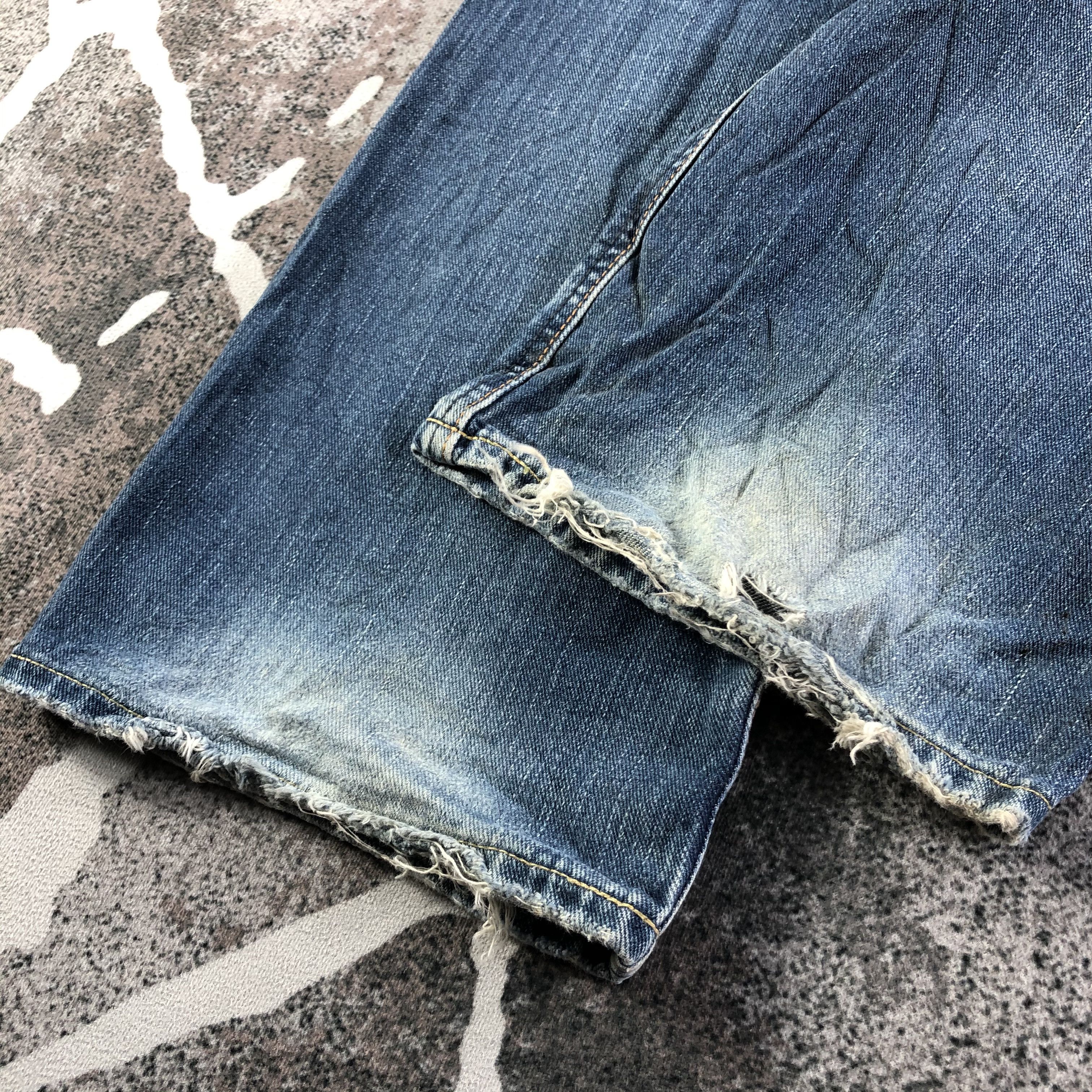 Lee Vintage Lee Rider Jeans Ripped Denim KJ3104 Size US 36 / EU 52 - 6 Thumbnail