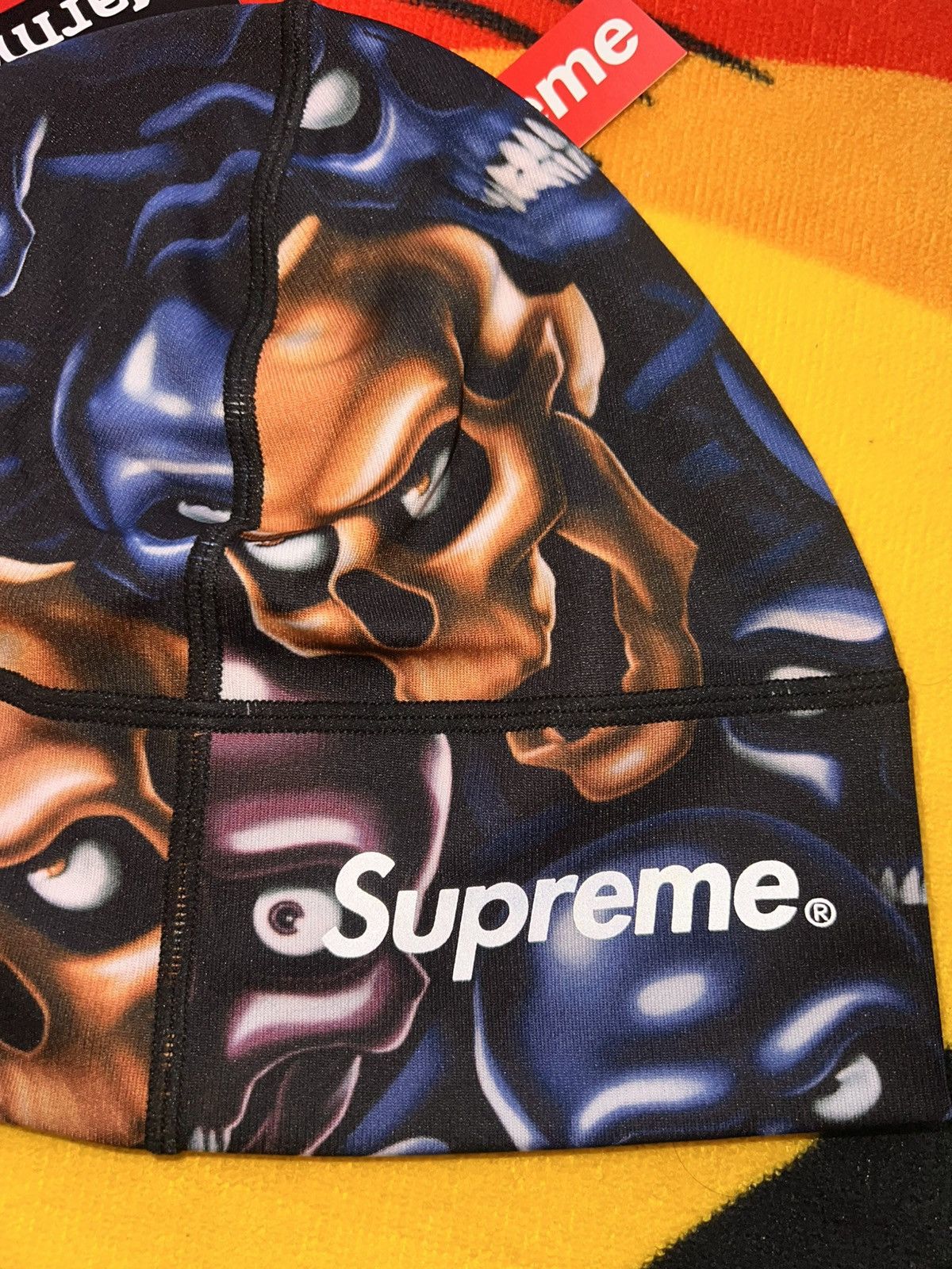 Supreme Supreme Marmot Skull Pile Base Layer Beanie (FW25) cap hat Size ONE SIZE - 4 Thumbnail