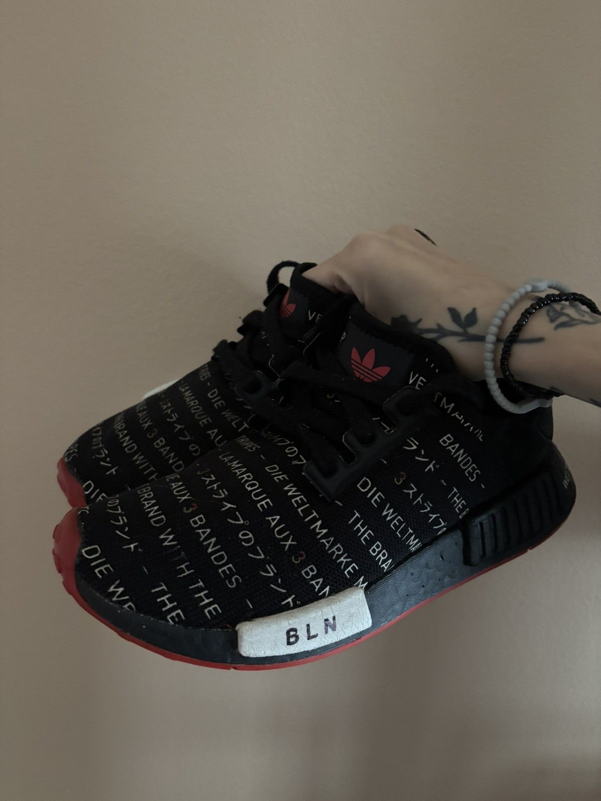 Adidas Adidas NMD_R1 'Black White Yellow' Size US 5 / EU 37 - 6 Thumbnail