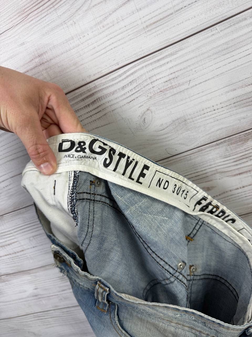 Dolce & Gabbana Vintage Dolce Gabbana Jeans Big Logo Washed Distressed Japan Size US 31 - 16 Thumbnail
