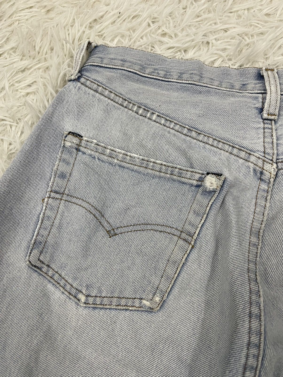 Levi's Vintage Levis 501 Denim Selfedge Pants Button No 524 Size US 28 / EU 44 - 11 Thumbnail
