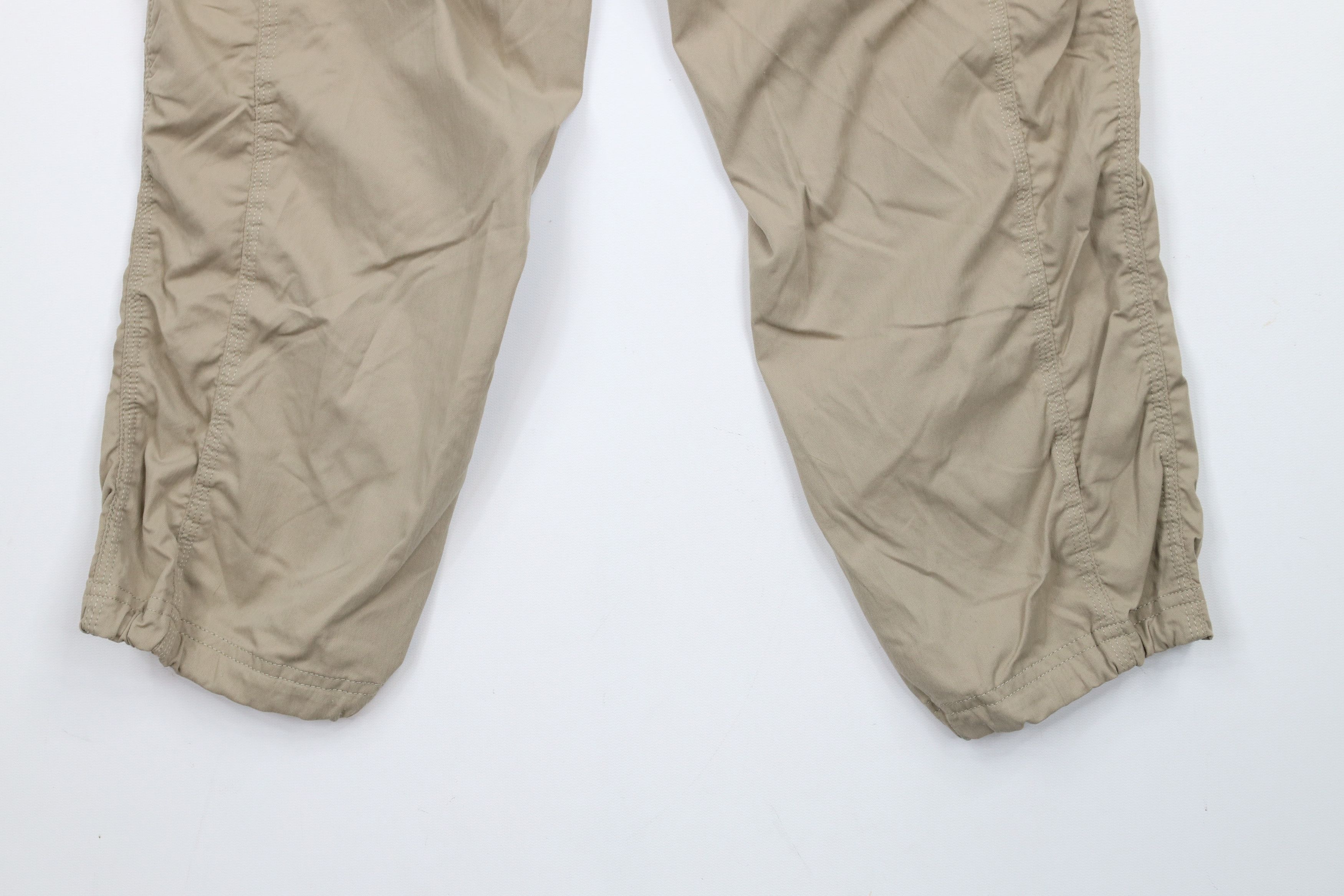 The North Face × Vintage The North Face Spell Out Cuffed Capris Joggers Pants Beige Size 27" / US 4 / IT 40 - 10 Thumbnail