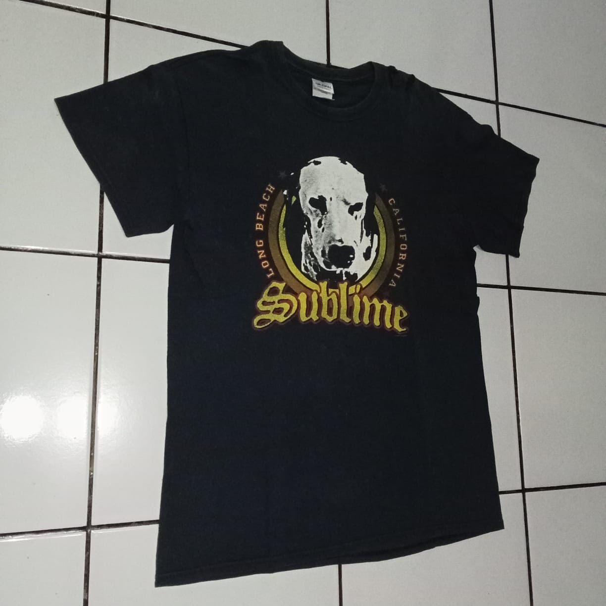 Sublime - dalmation lou dog, long beach tshirt.