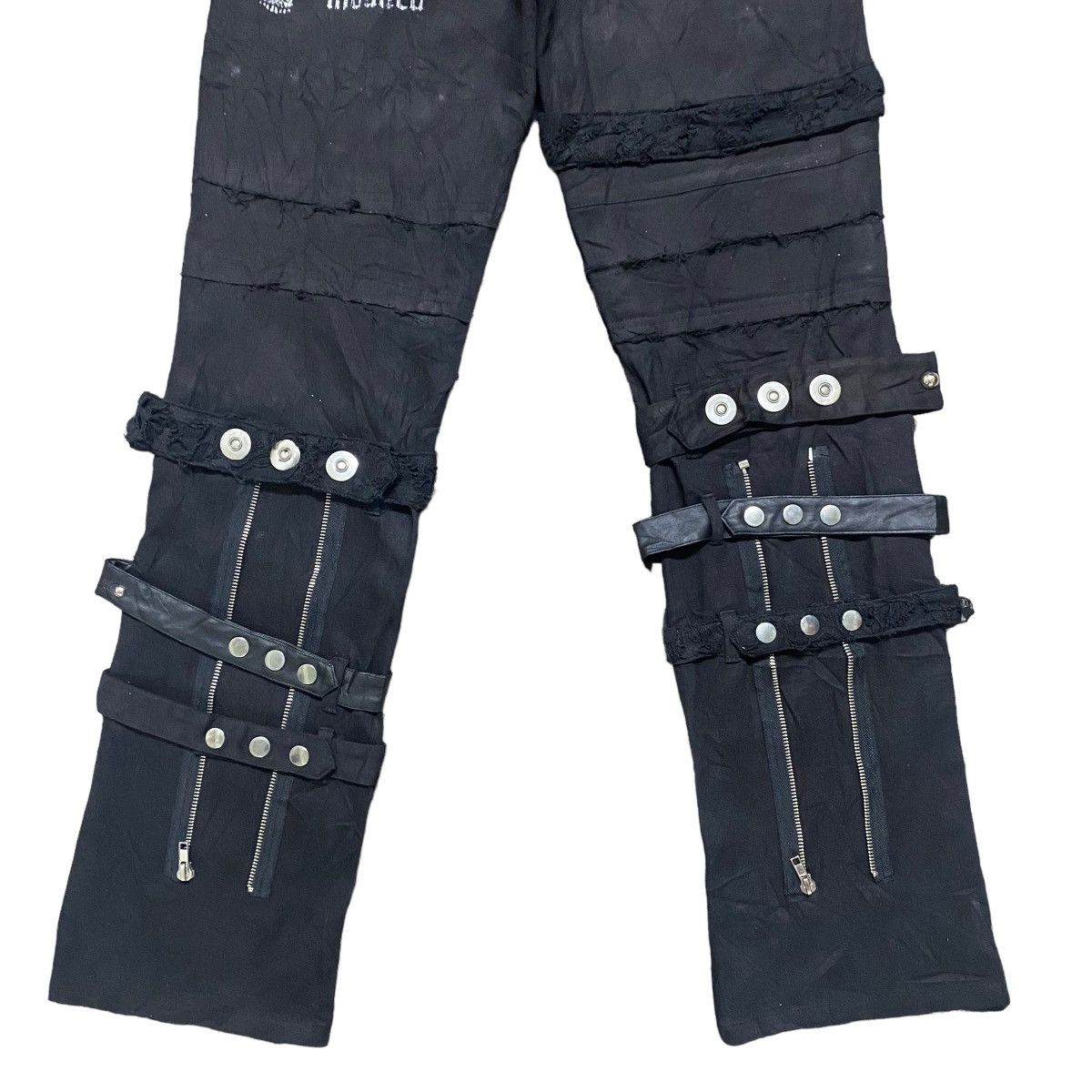 Sex Pot ReVeNGe Sexpot Revenge Bondage Pants' The Brain Is Invaded' Size US 33 - 13 Thumbnail