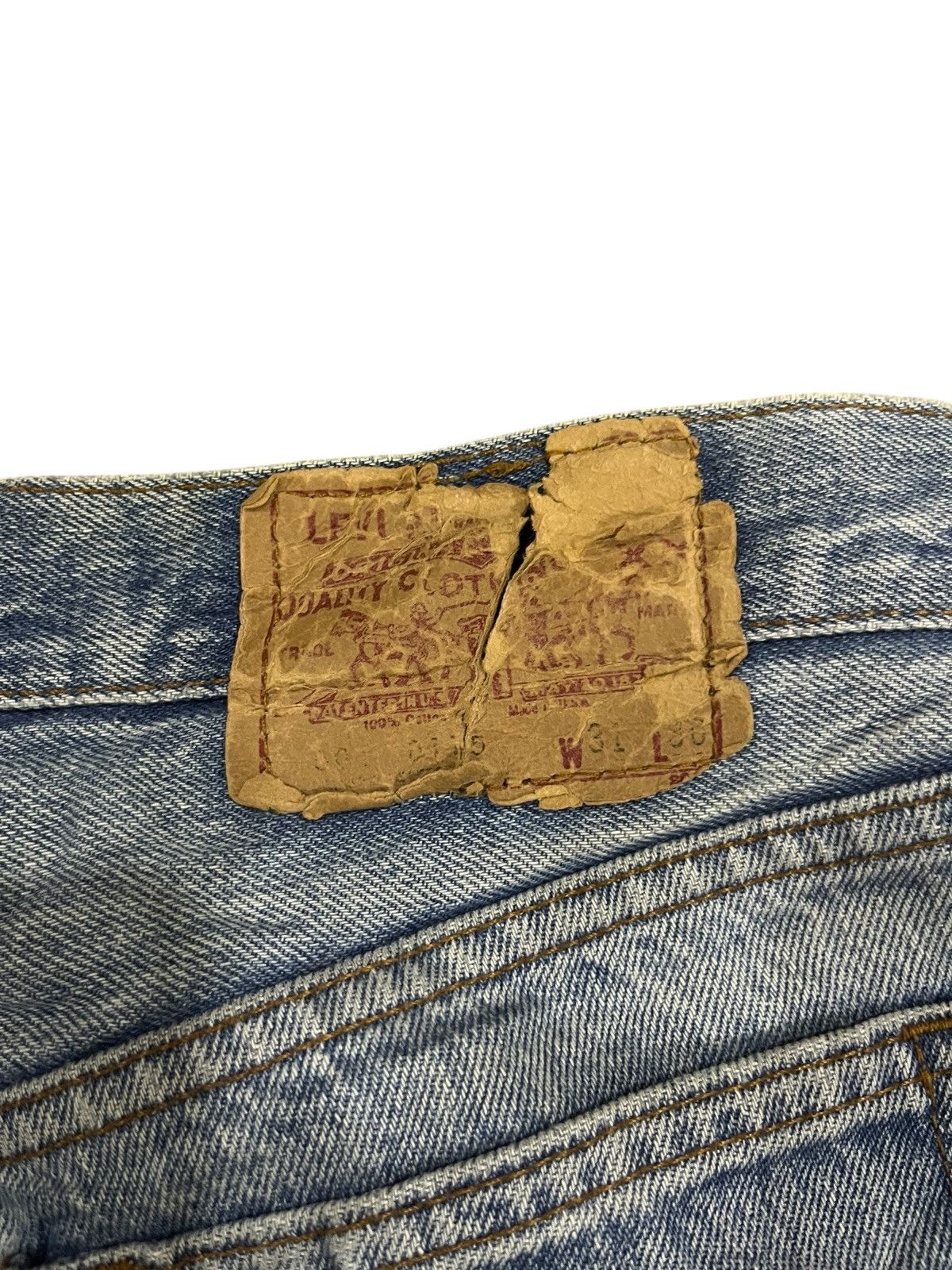 Levi's Vintage Clothing Vintage levis 501 denim rendem usa Size US 32 / EU 48 - 17 Thumbnail