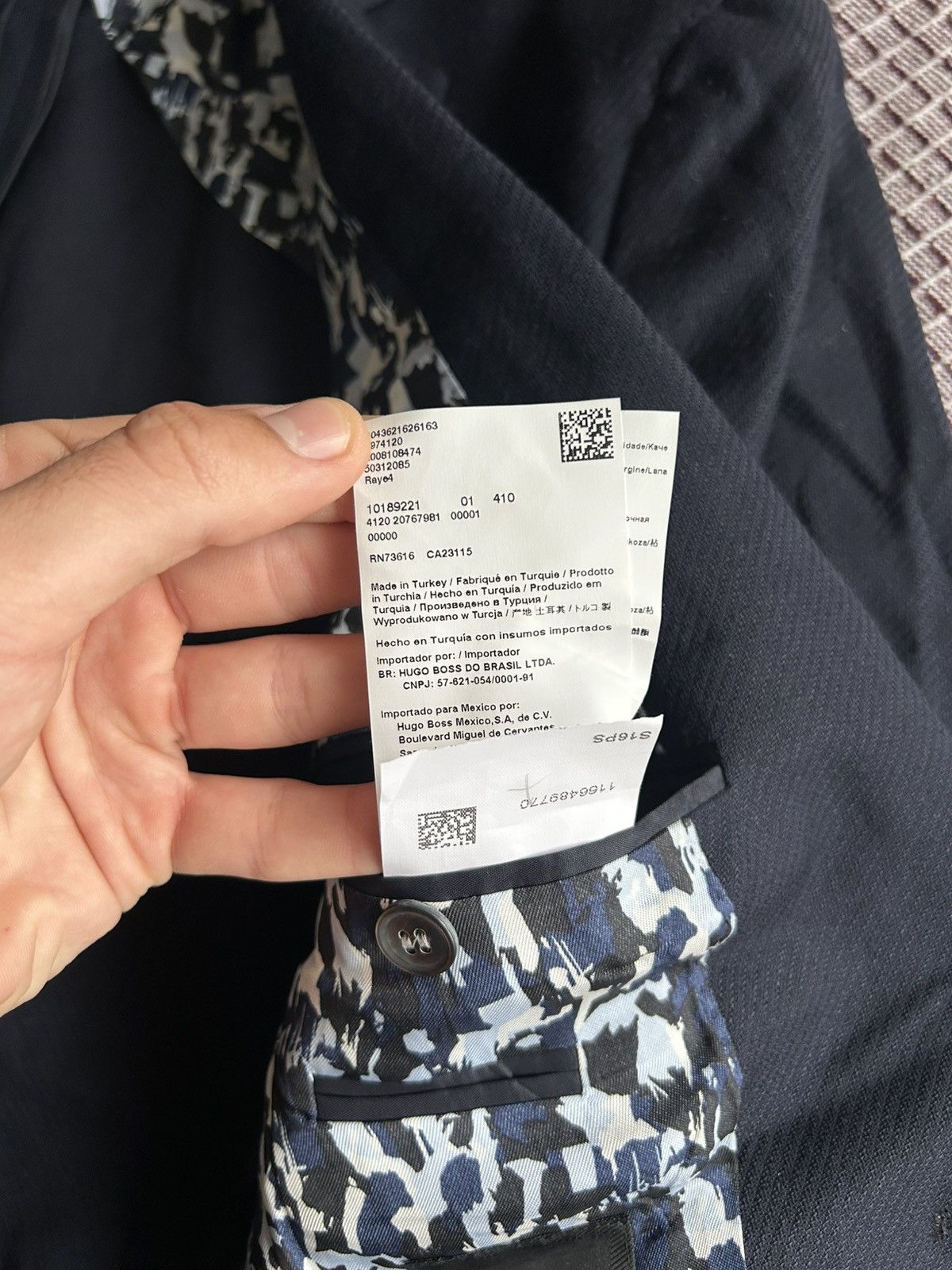 Hugo Boss Hugo Boss Trabaldo Togna 1840 Luxury Men’s Blazer 2 Button Size 42R - 12 Thumbnail