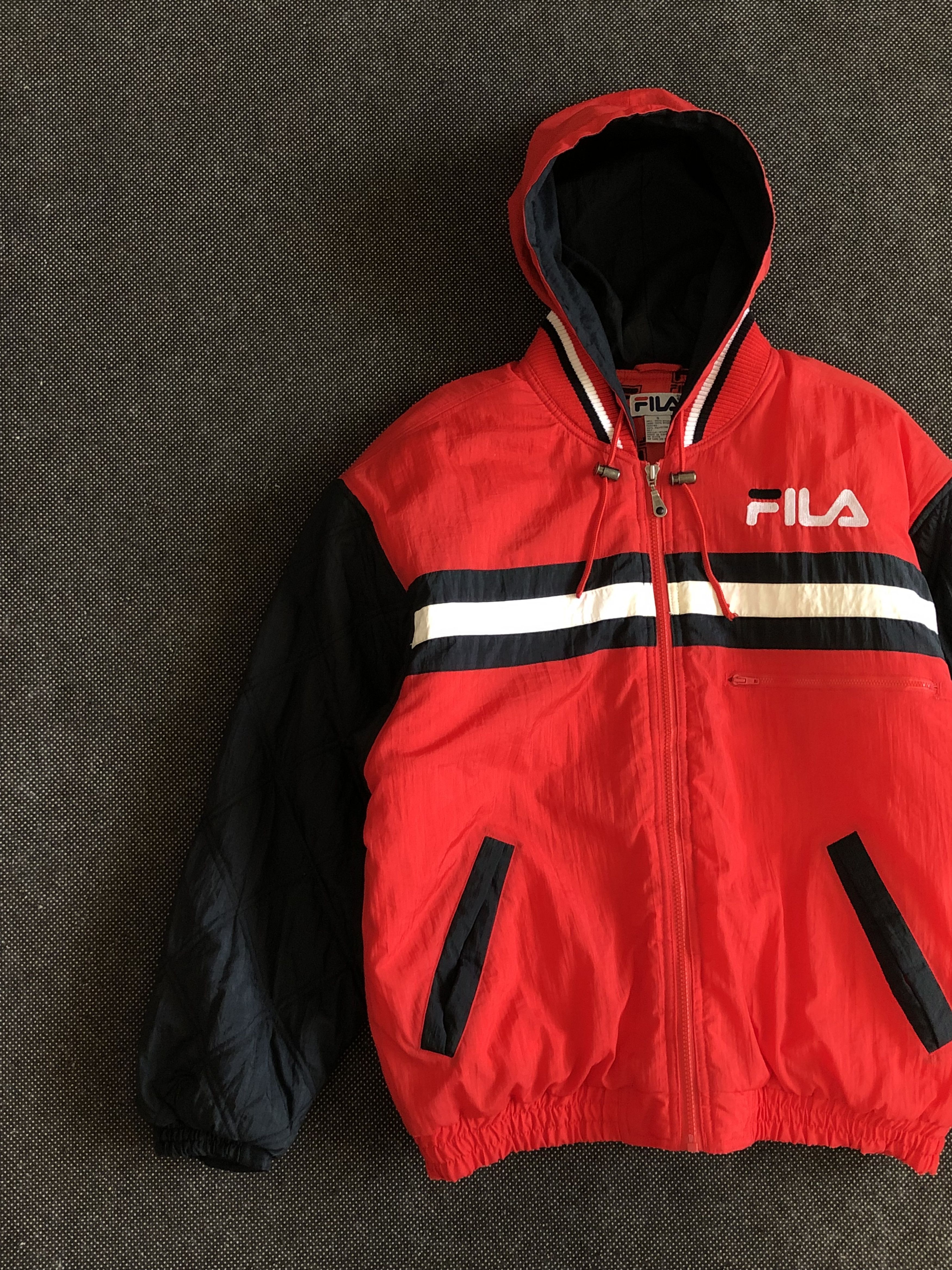 Fila × Vintage RARE🔥VINTAGE 90’S FILA PUFFER FILLED HOODED JACKET Size US M / EU 48-50 / 2 - 4 Thumbnail